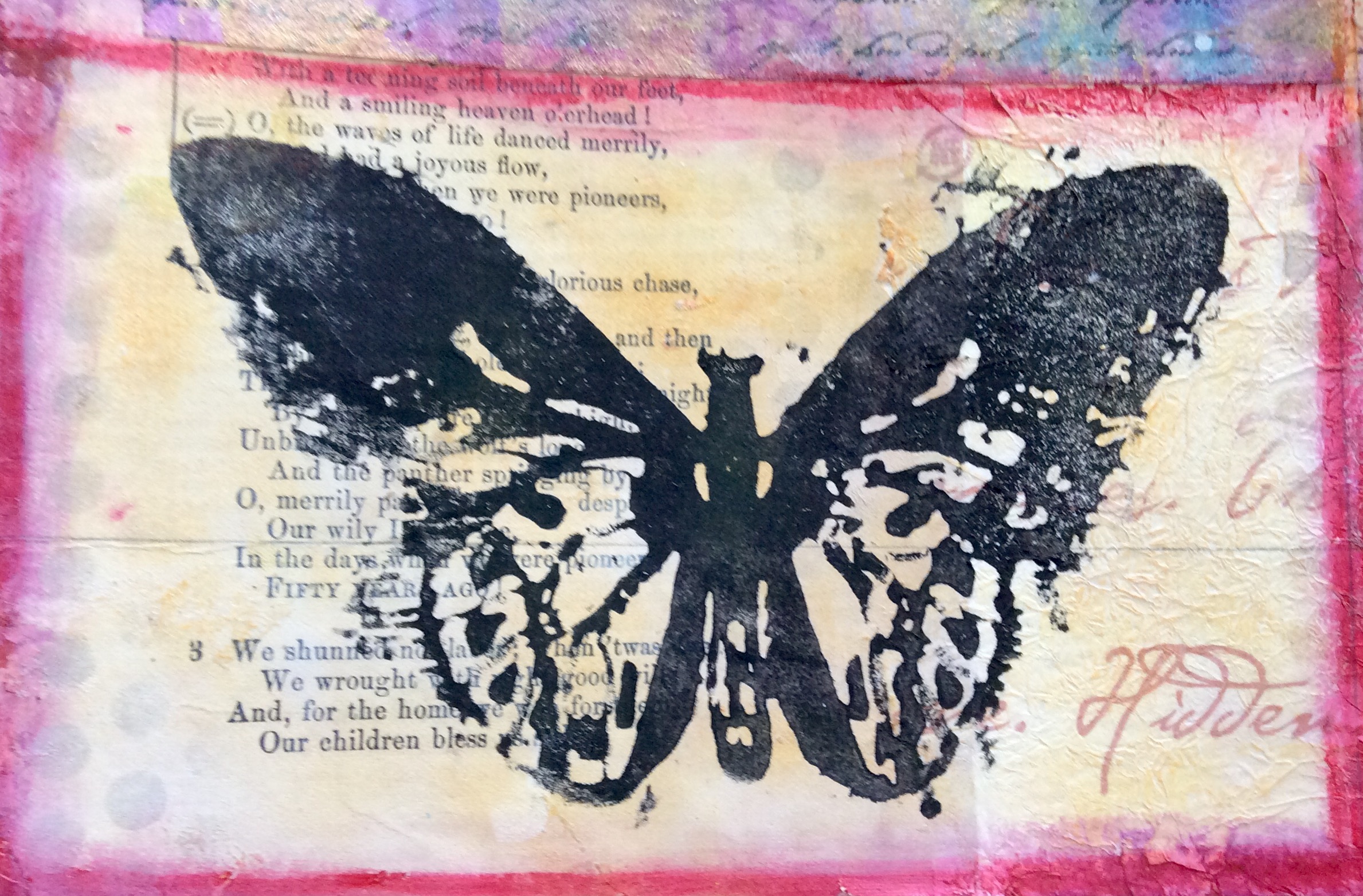 Rebekah Meier: Butterfly tile