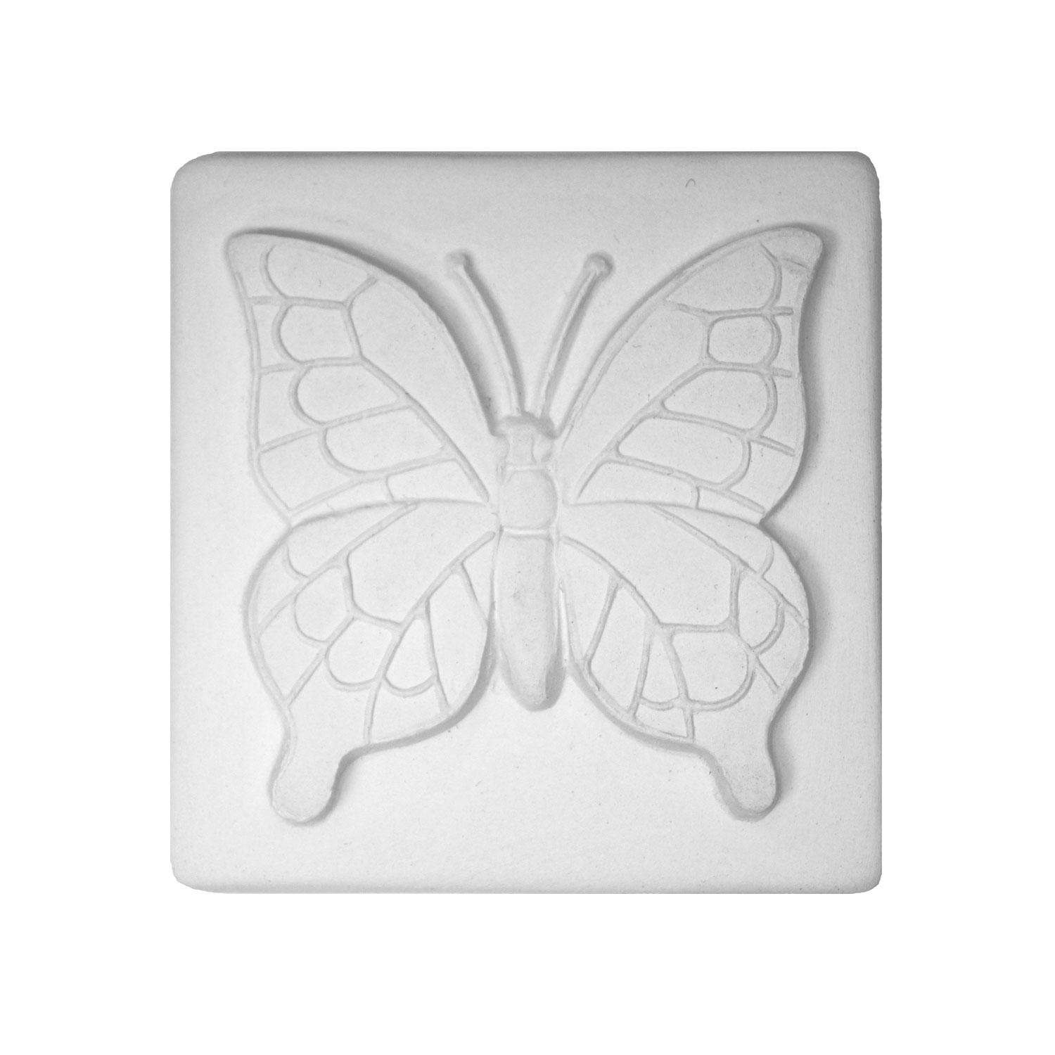 Large Butterfly Impression Tile | Texture Molds Texture Molds