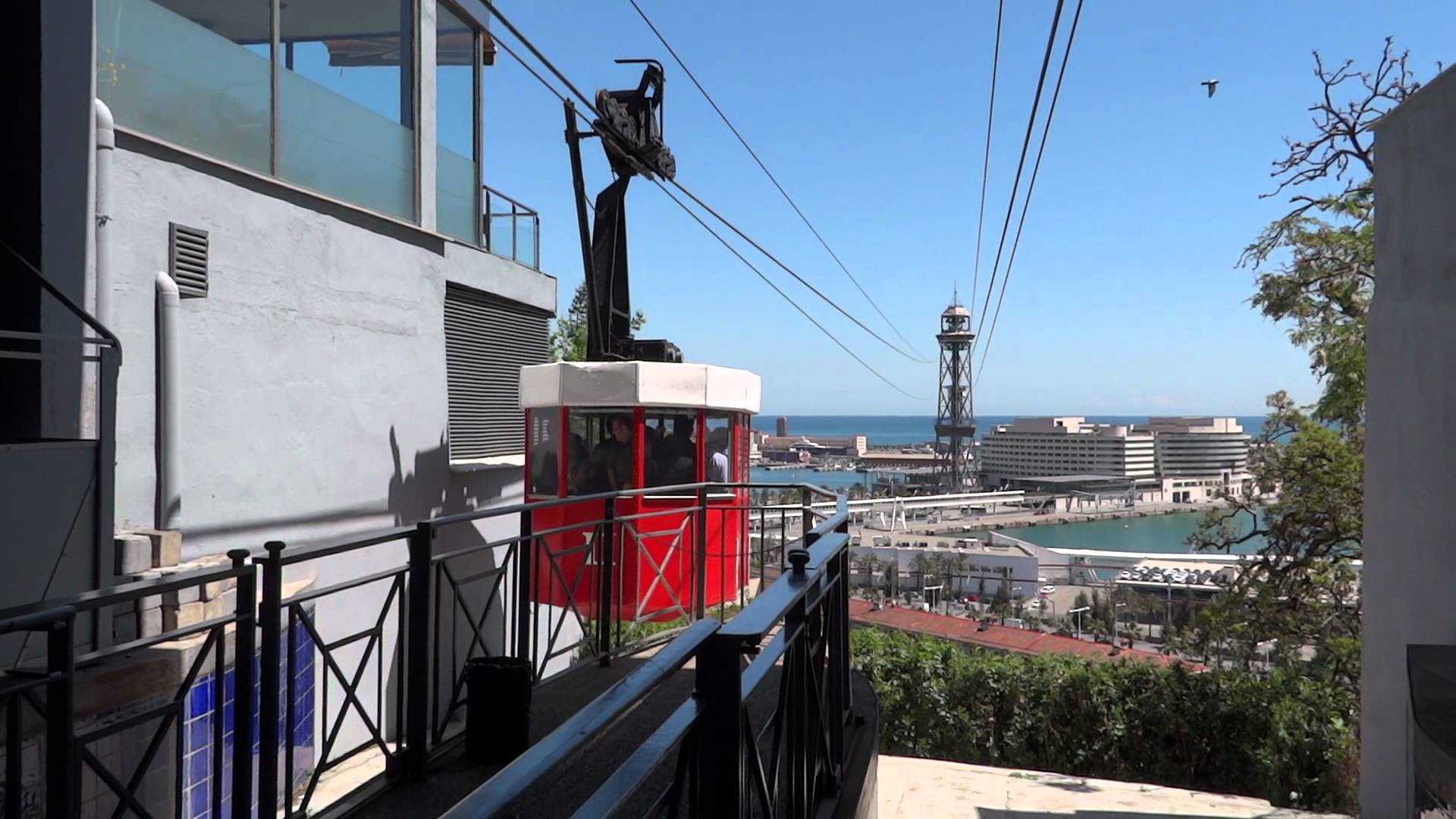 Barcelona Cable Car Ride - YouTube