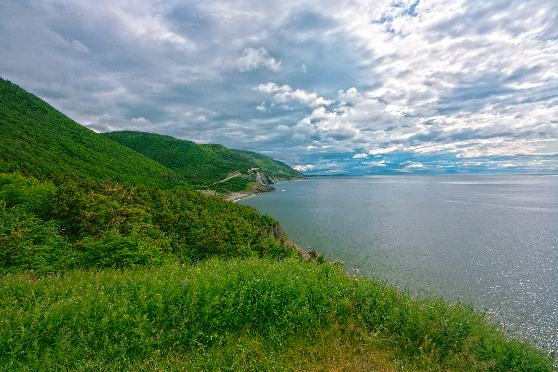Cabot trail scenery - hdr photo