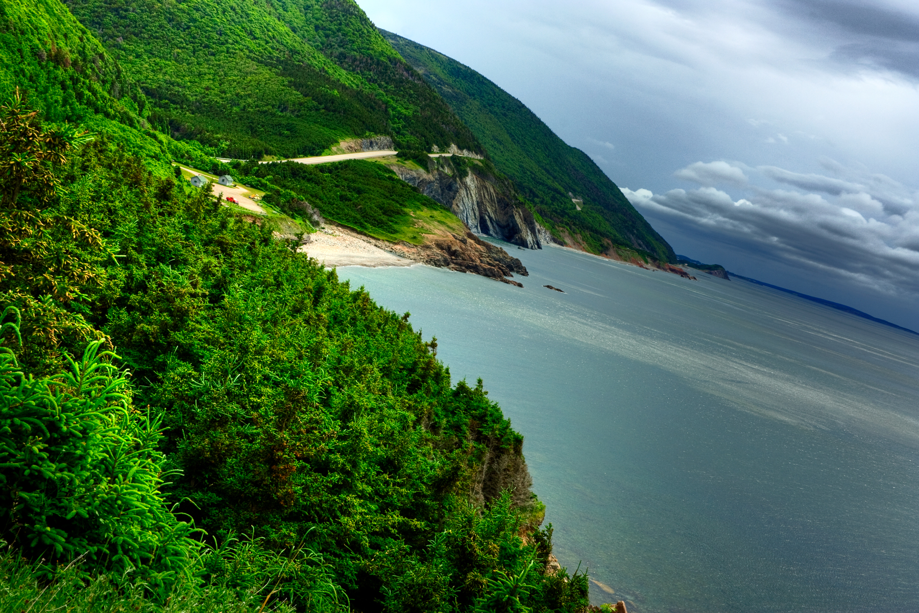Cabot trail scenery - hdr photo