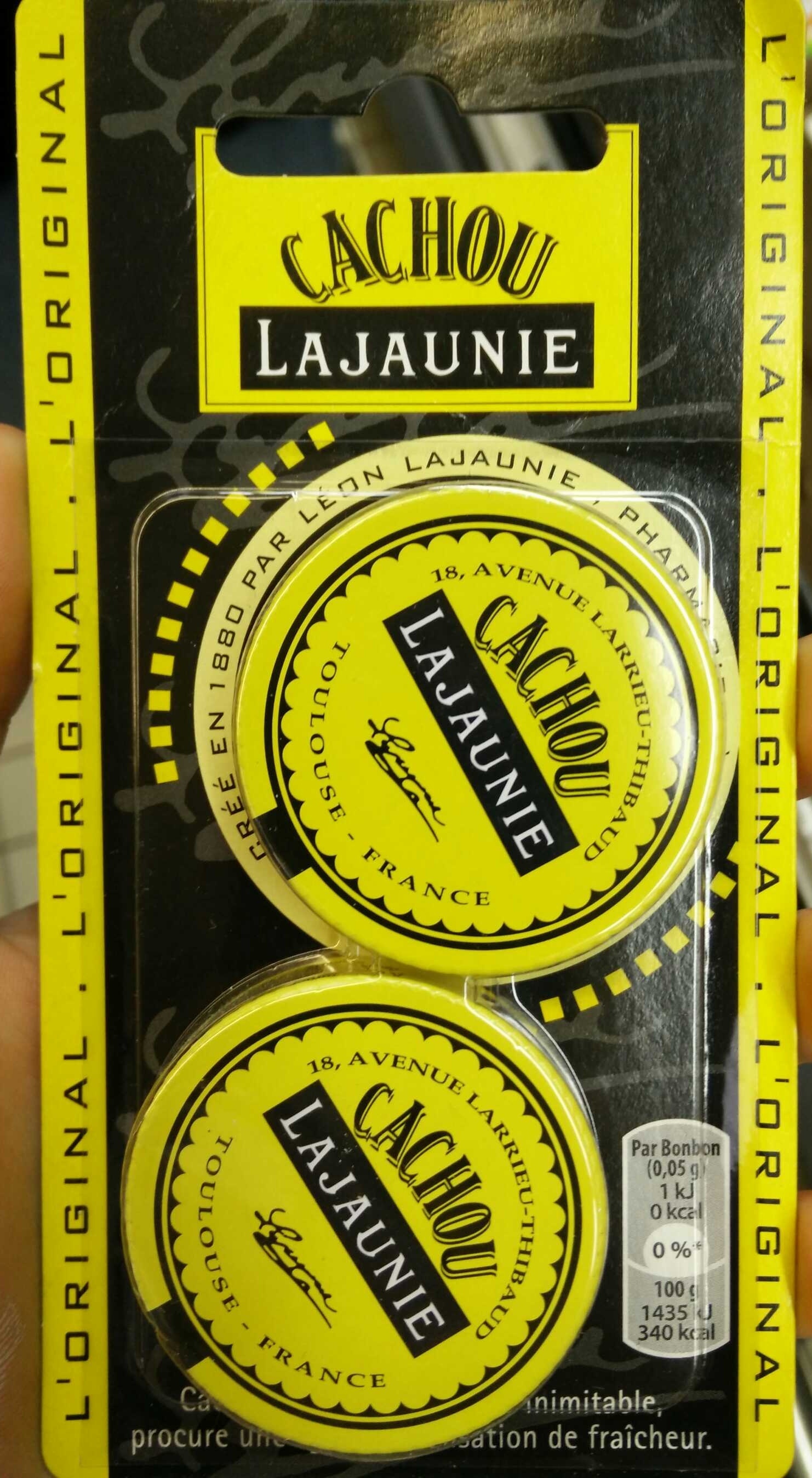 Cachou - Lajaunie - 2 boites x 6 g