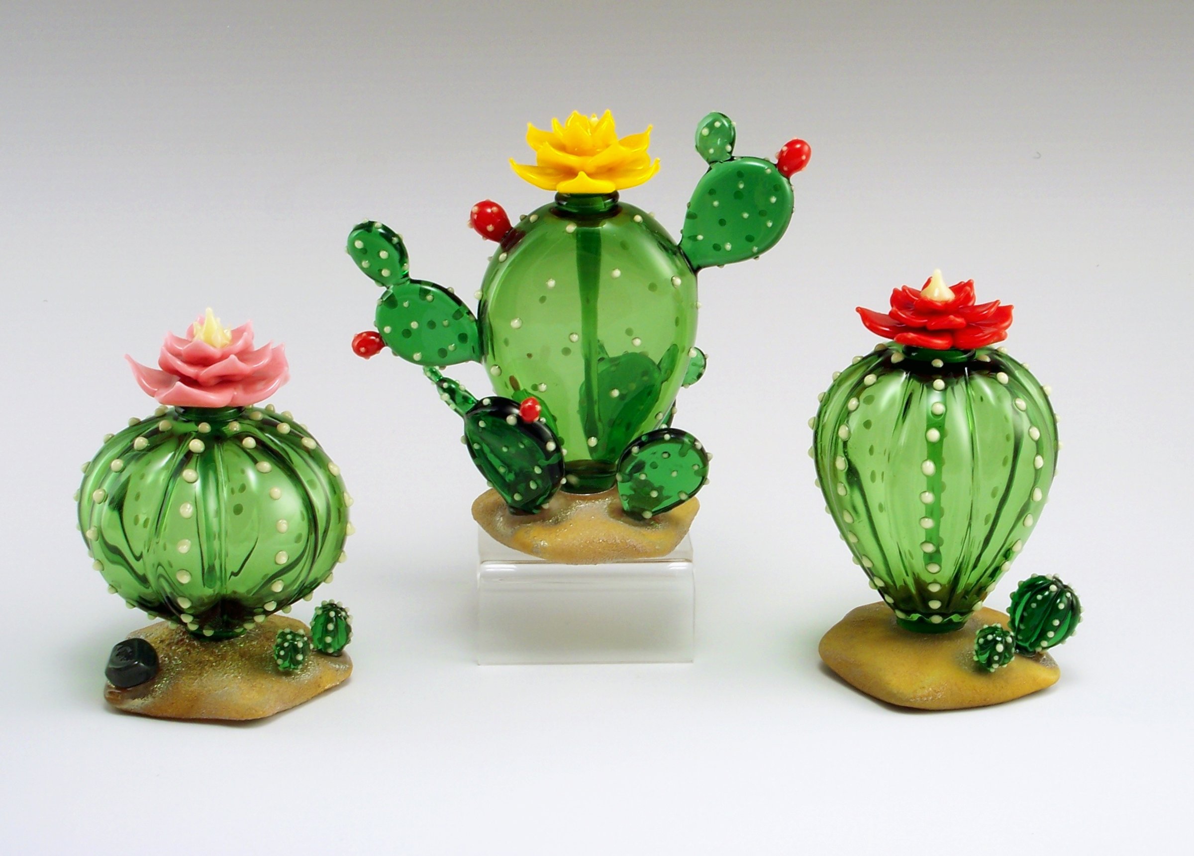 Cactus Perfume Bottle by Garrett Keisling (Art Glass Perfume Bottle ...