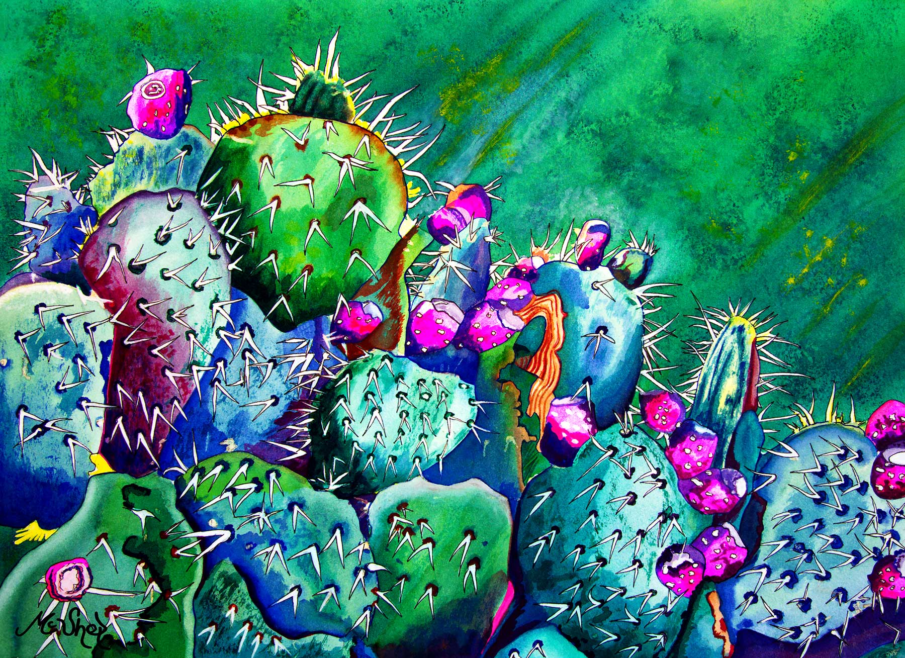 Sedona Cactus, Canvas Prints, Wall decor | Sedona Art Studios