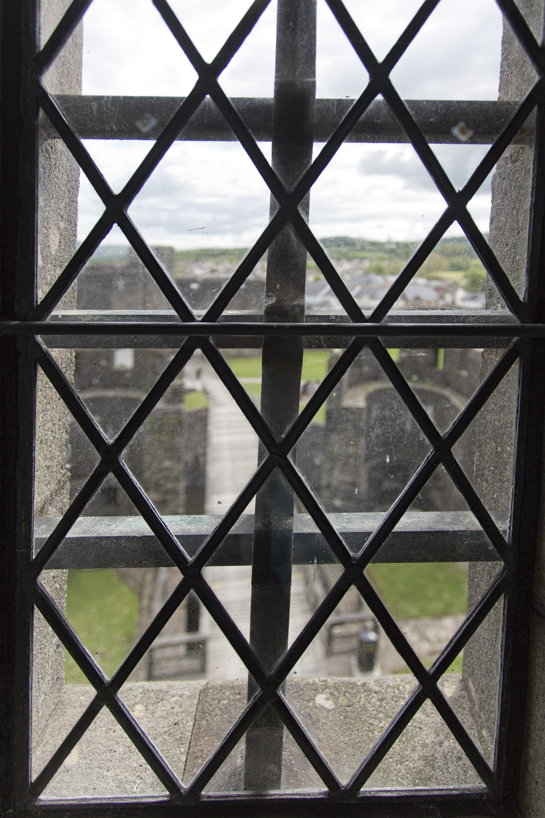Caerphilly castle window photo