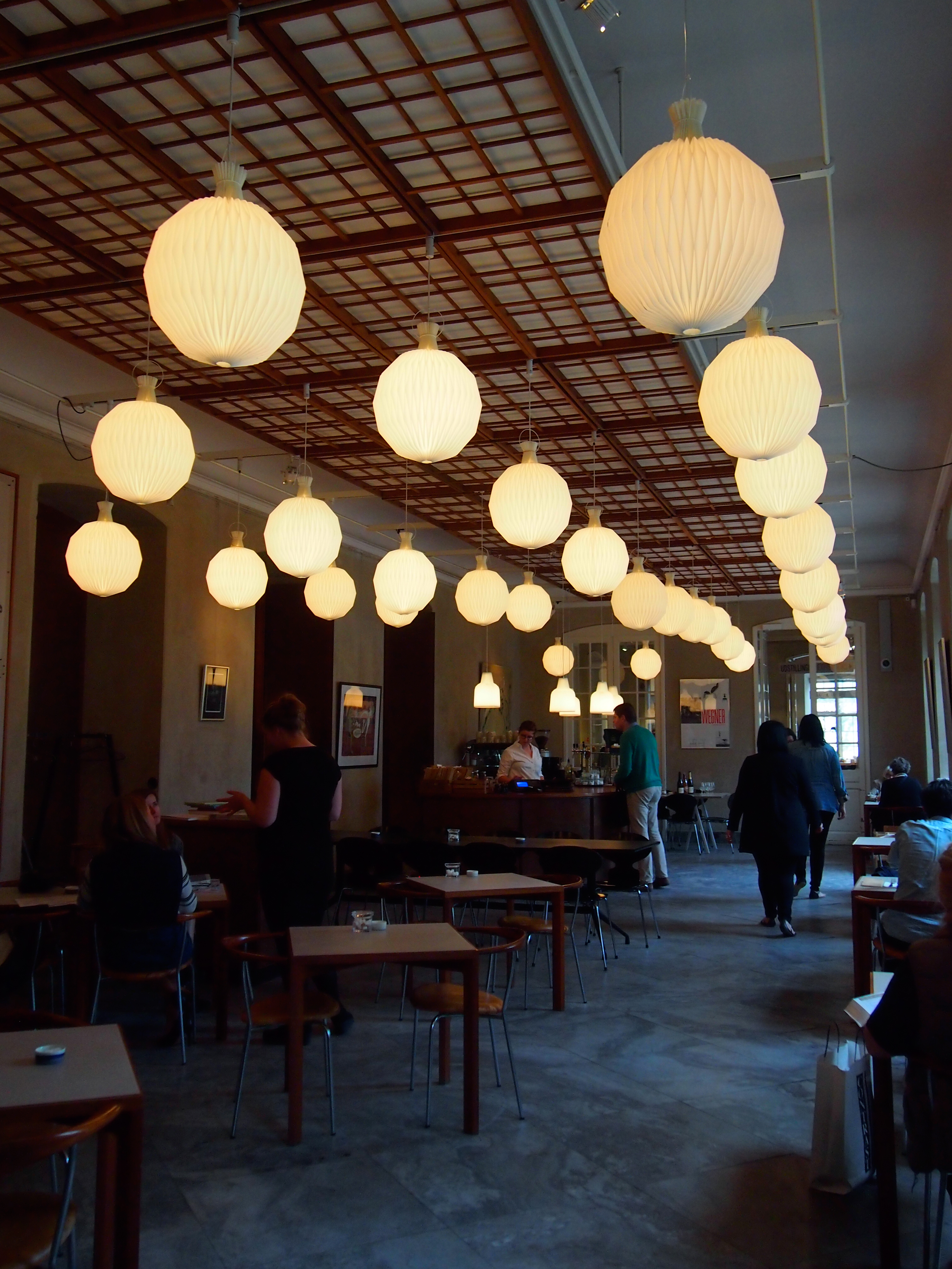 Cafe at design museum, copenhagen photo
