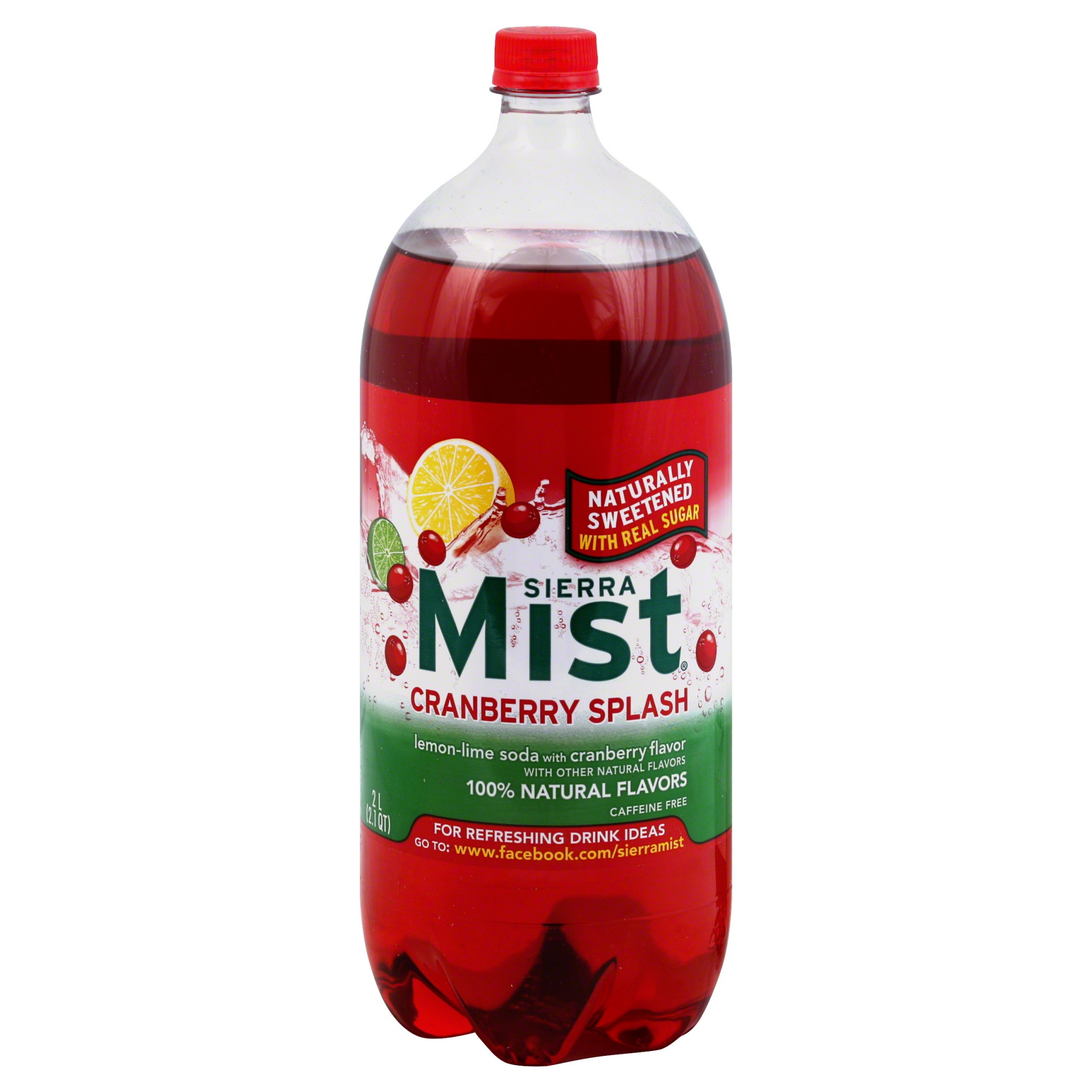 Sierra Mist Soda, Cranberry Splash 2 lt (2.1 qt) | | Rite Aid