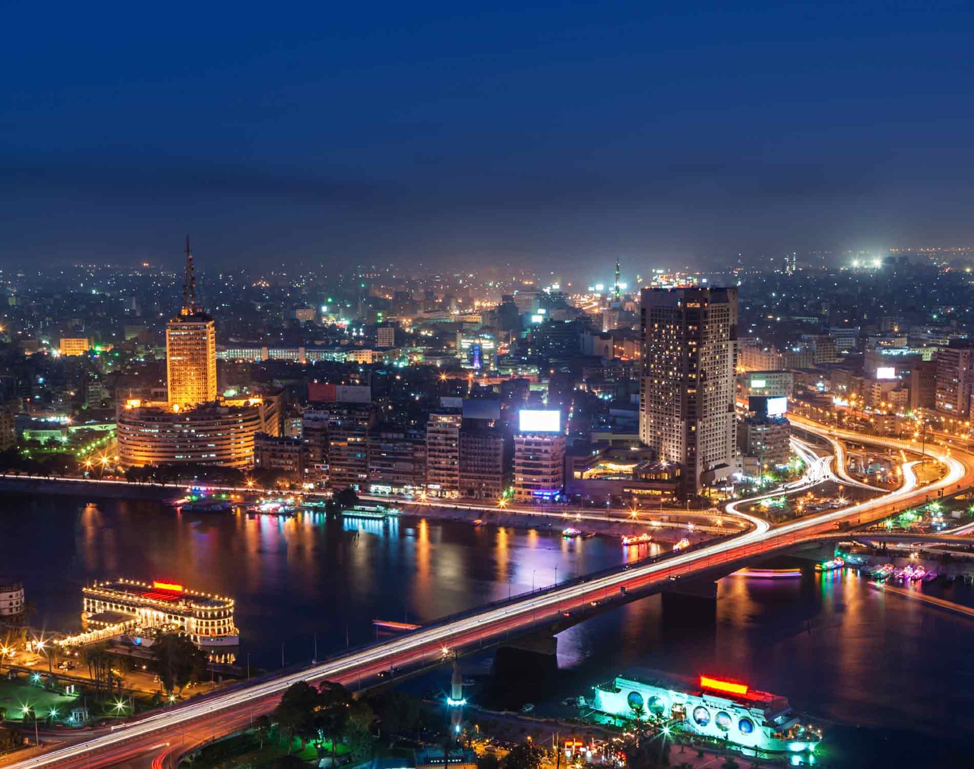 Cairo night photo