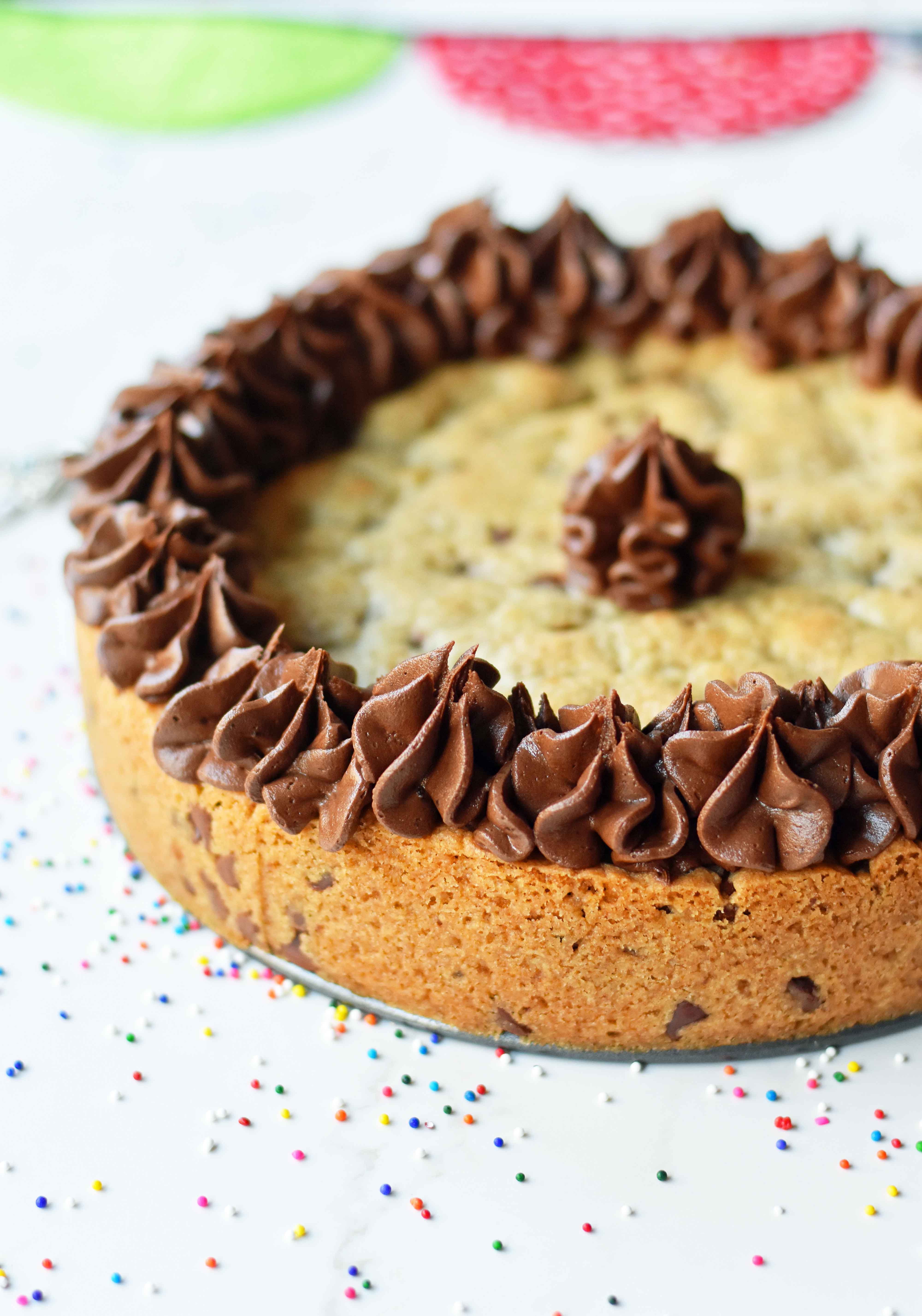 Chocolate Chip Cookie Cake | Modern Honey