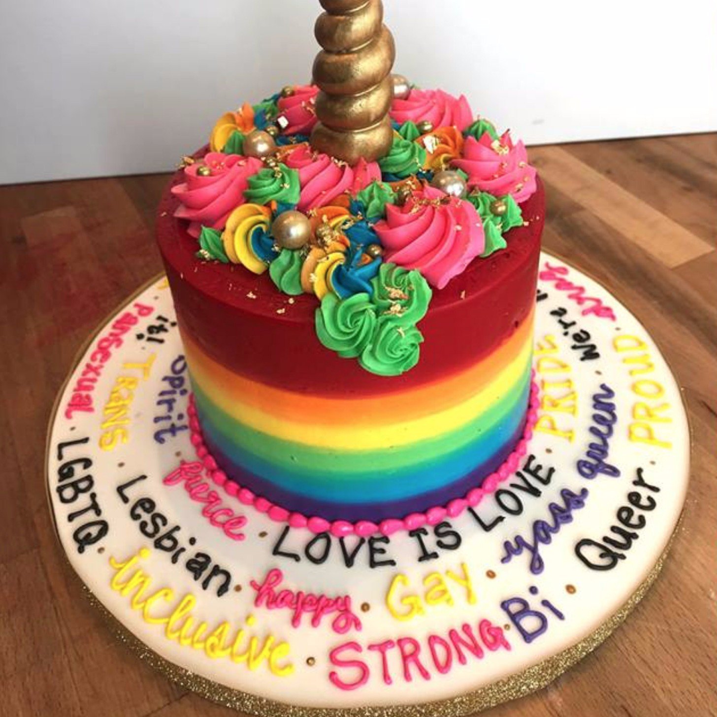 Canadian Bakery Makes Gayest Wedding Cake For Couple | POPSUGAR News
