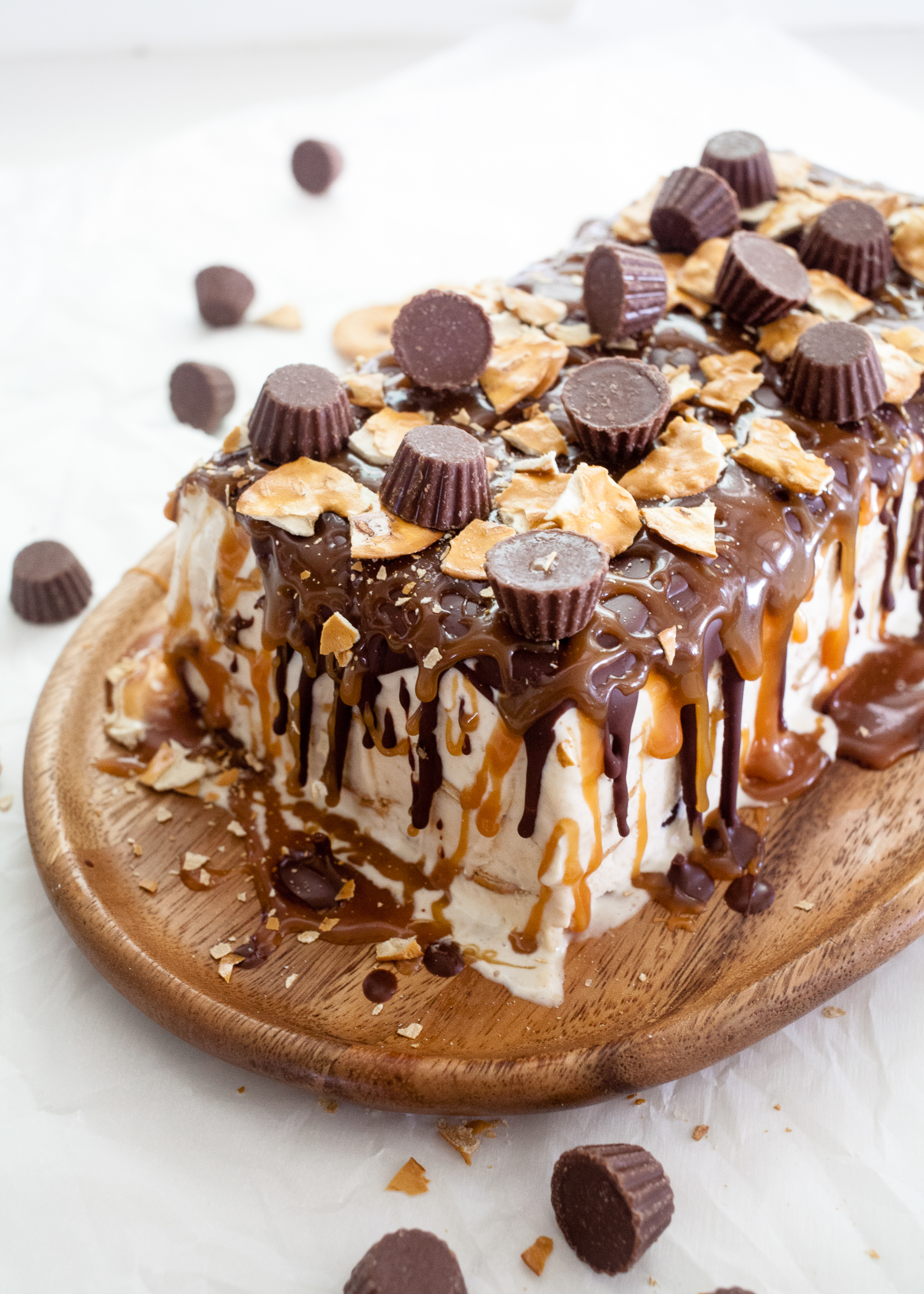 Peanut Butter and Pretzel Icebox Cake | The Pioneer Woman