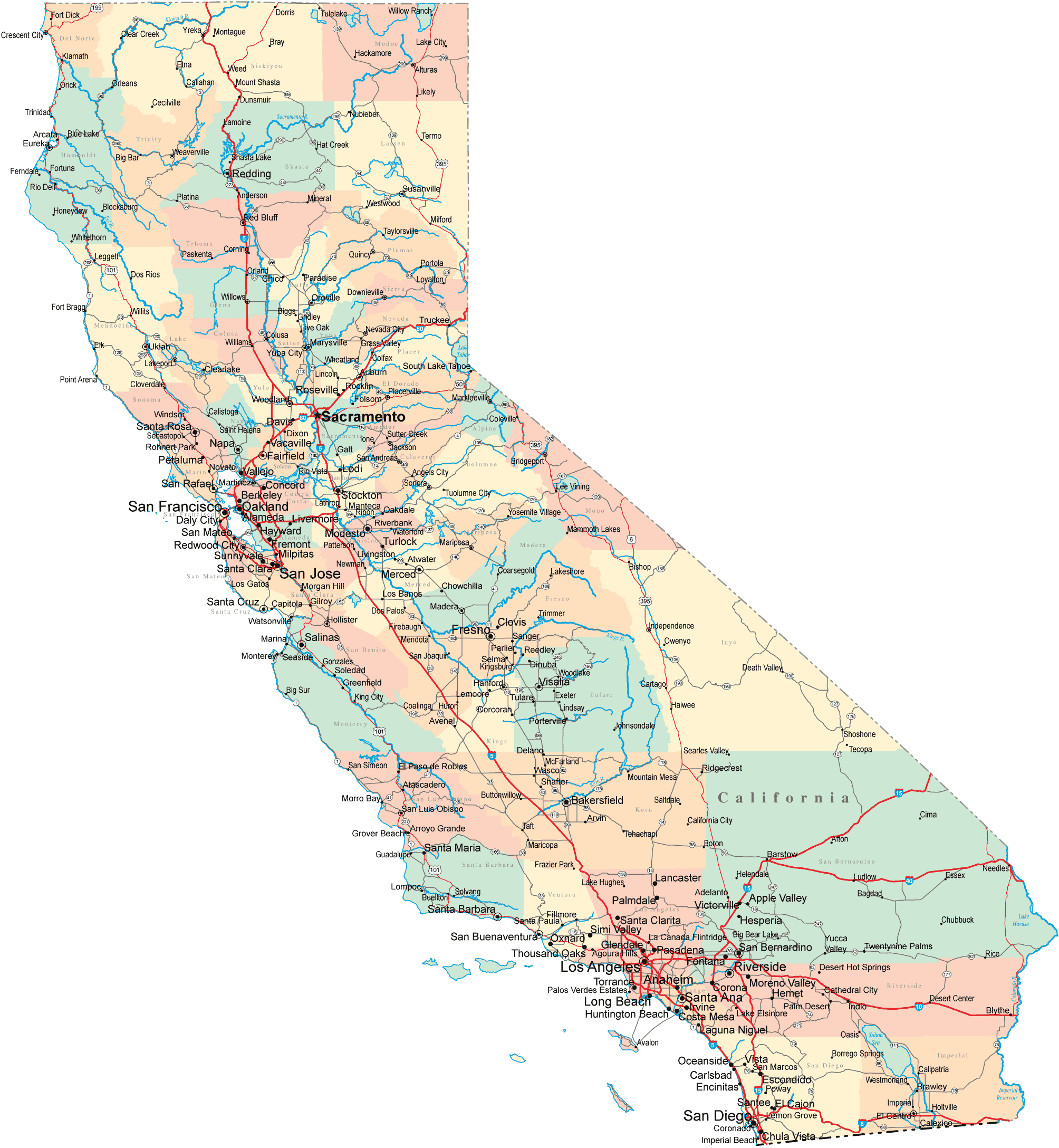 California, CA - Travel Around USA