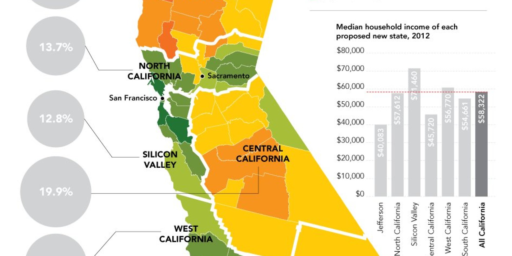 This Map Shows Why The Plan To Split Up California Would Be A ...