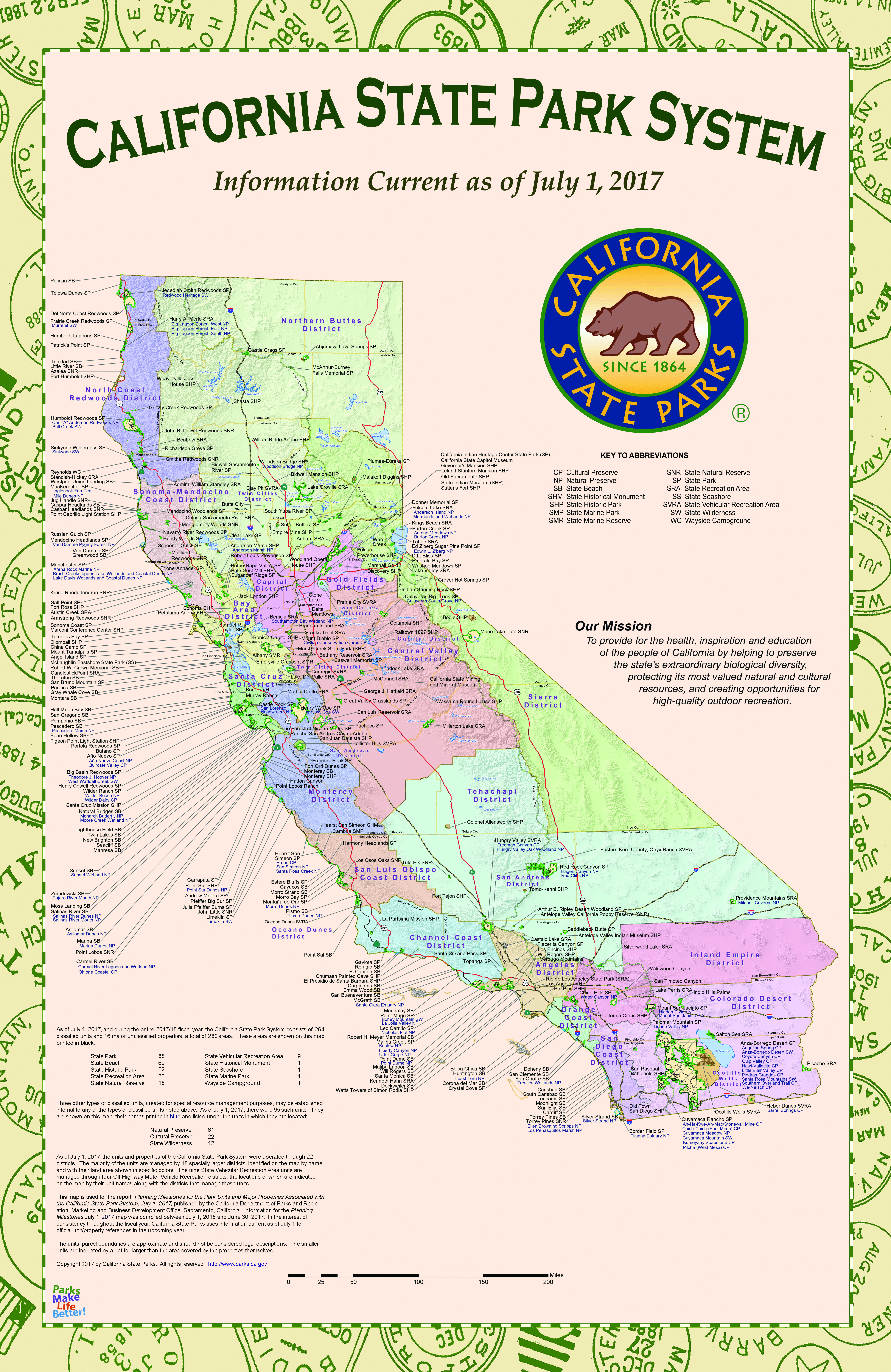 California State Park Maps