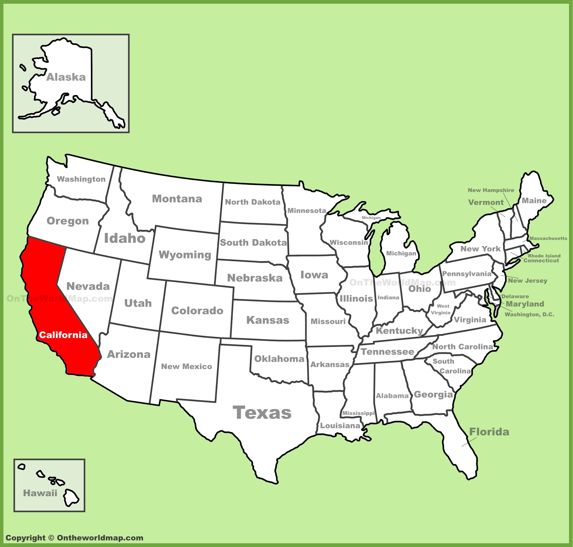 California State Maps | USA | Maps of California (CA) ﻿