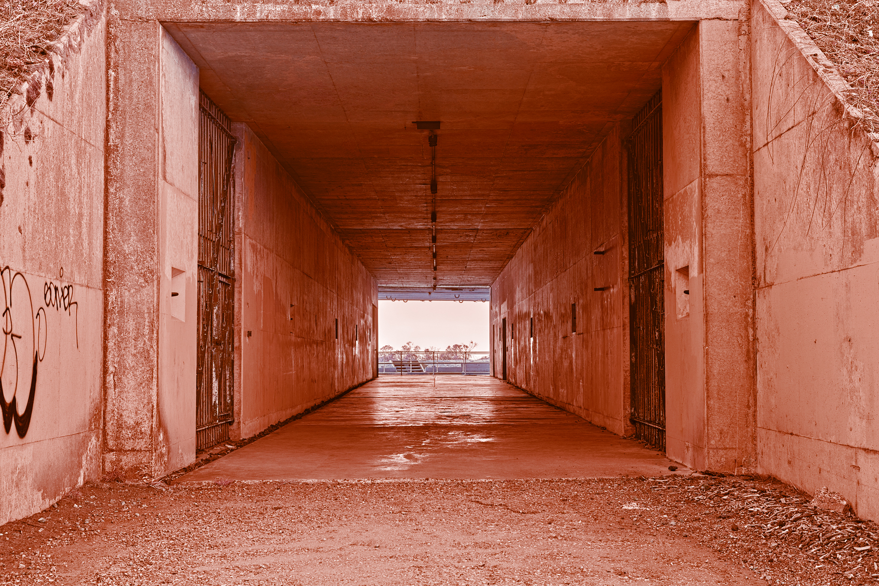 California war tunnel - hdr inferno photo