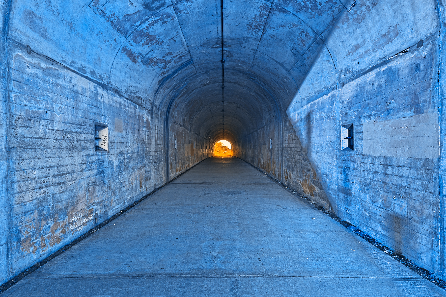 California war tunnel - light of redempt photo