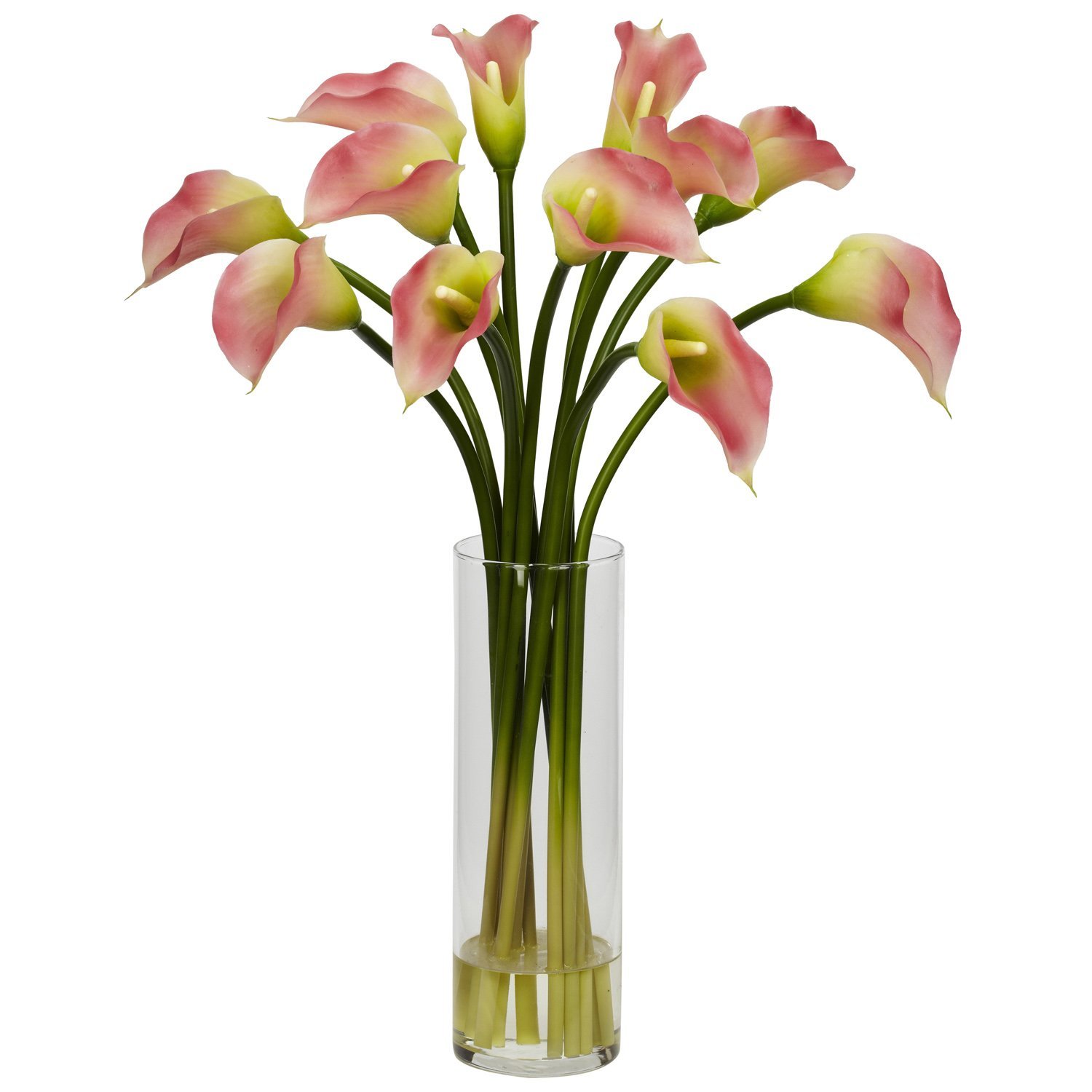 Amazon.com: Nearly Natural 1187-PK Mini Calla Lily Silk Flower ...