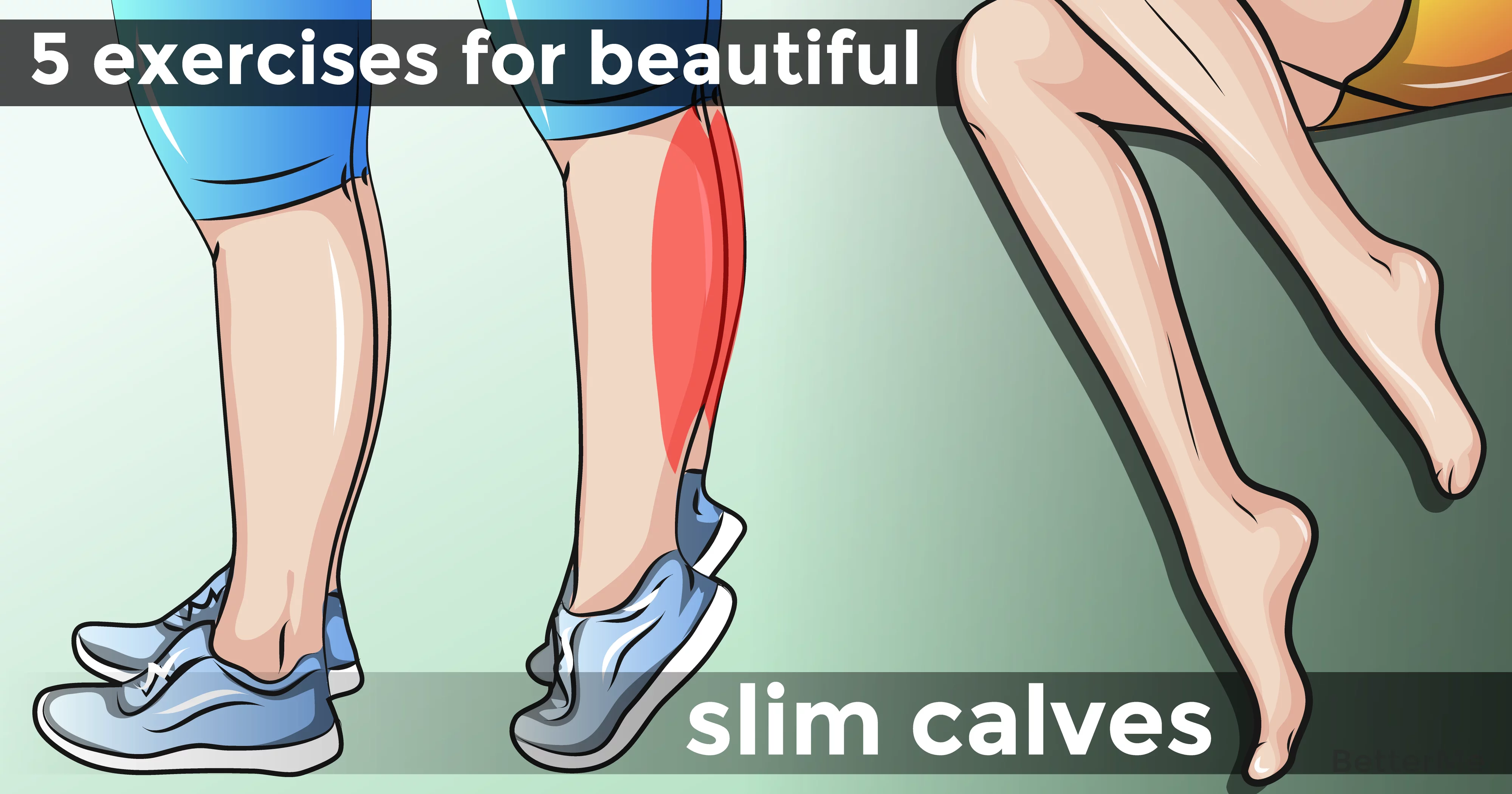 The top 5 exercises for slim and beautiful calves