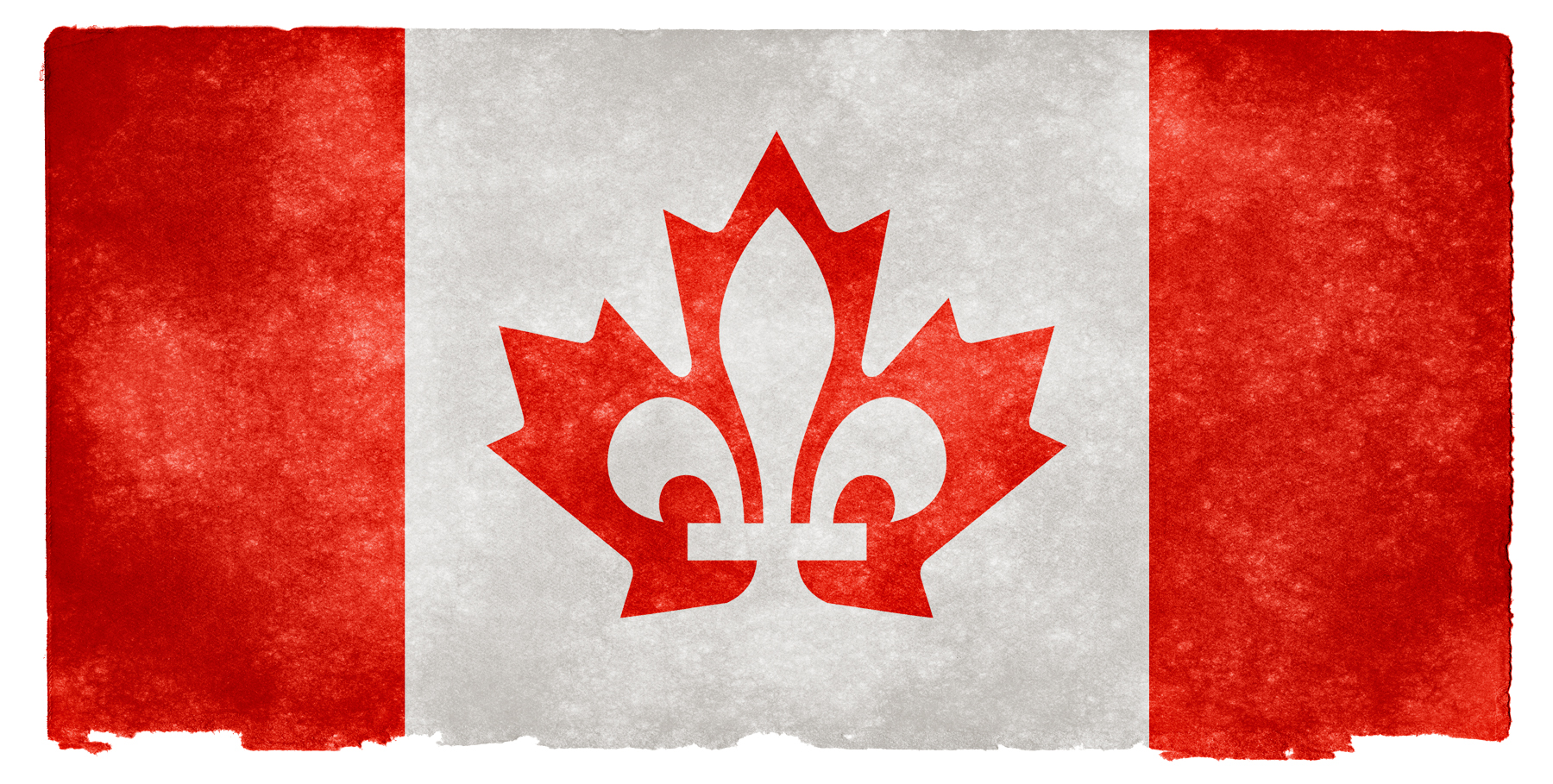 Canada fusion grunge flag photo
