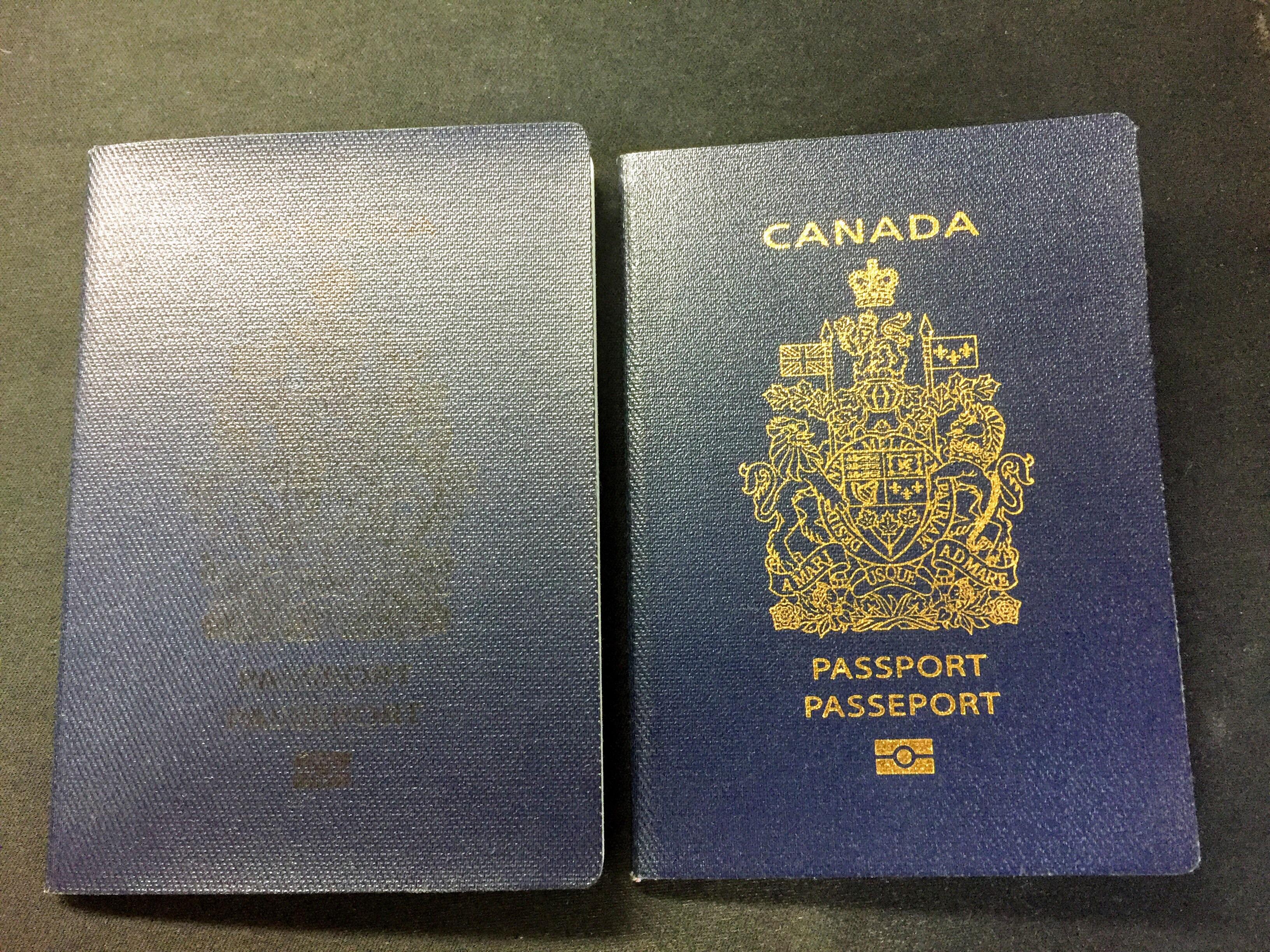Canadian passport constantly in my pocket while traveling. : Wellworn