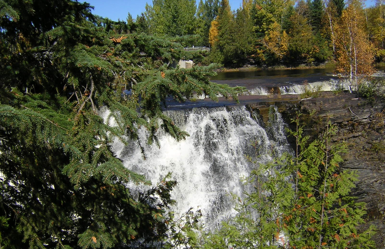 Canadian waterfall, Afternoon, Scenic, Water, Vacation, HQ Photo
