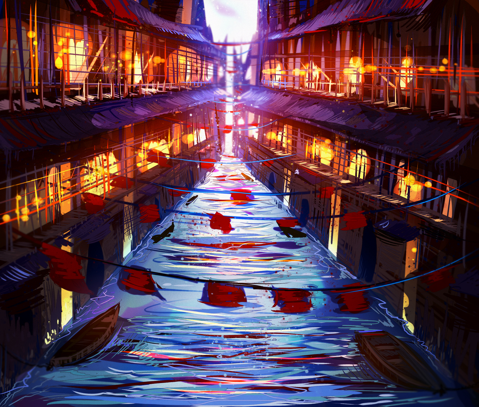 Canal City by ryky on DeviantArt