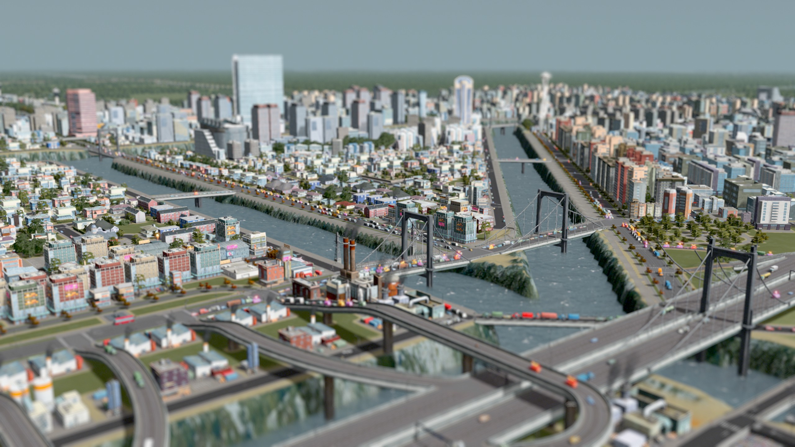 Canal City : CitiesSkylines