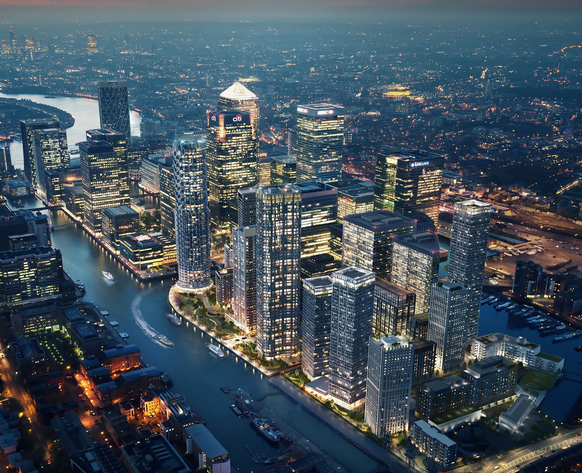 Canary Wharf's District - New London Development