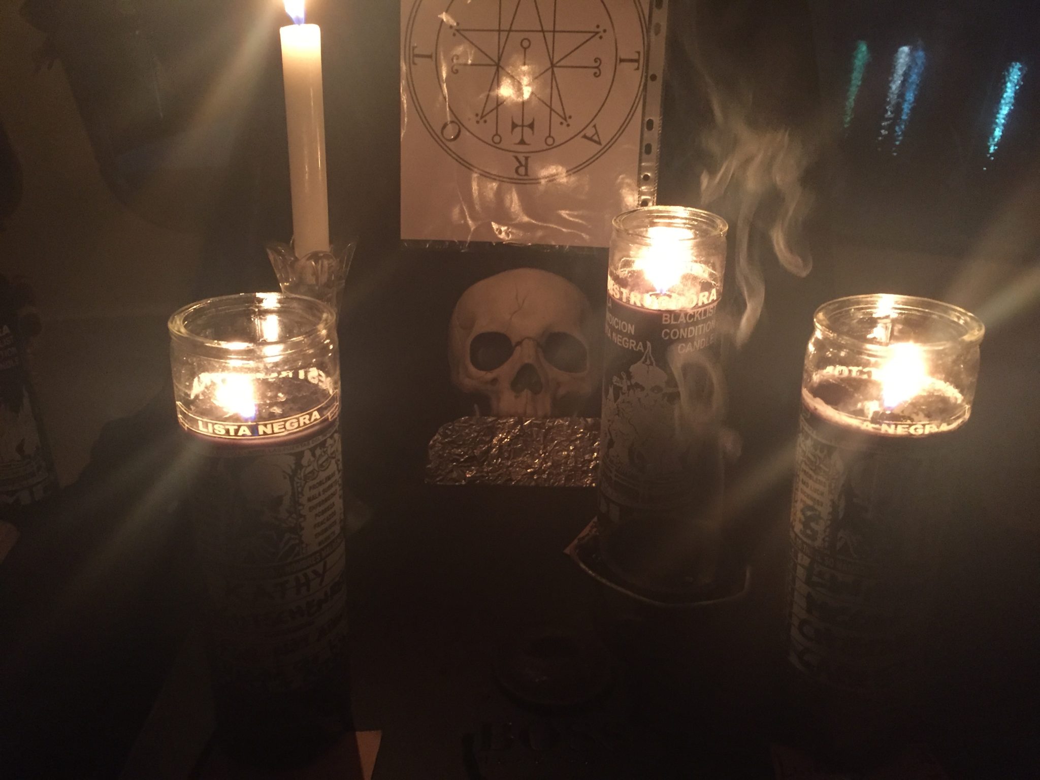 D.U.M.E. Candle Altar Burning Ritual - Black Witch Coven