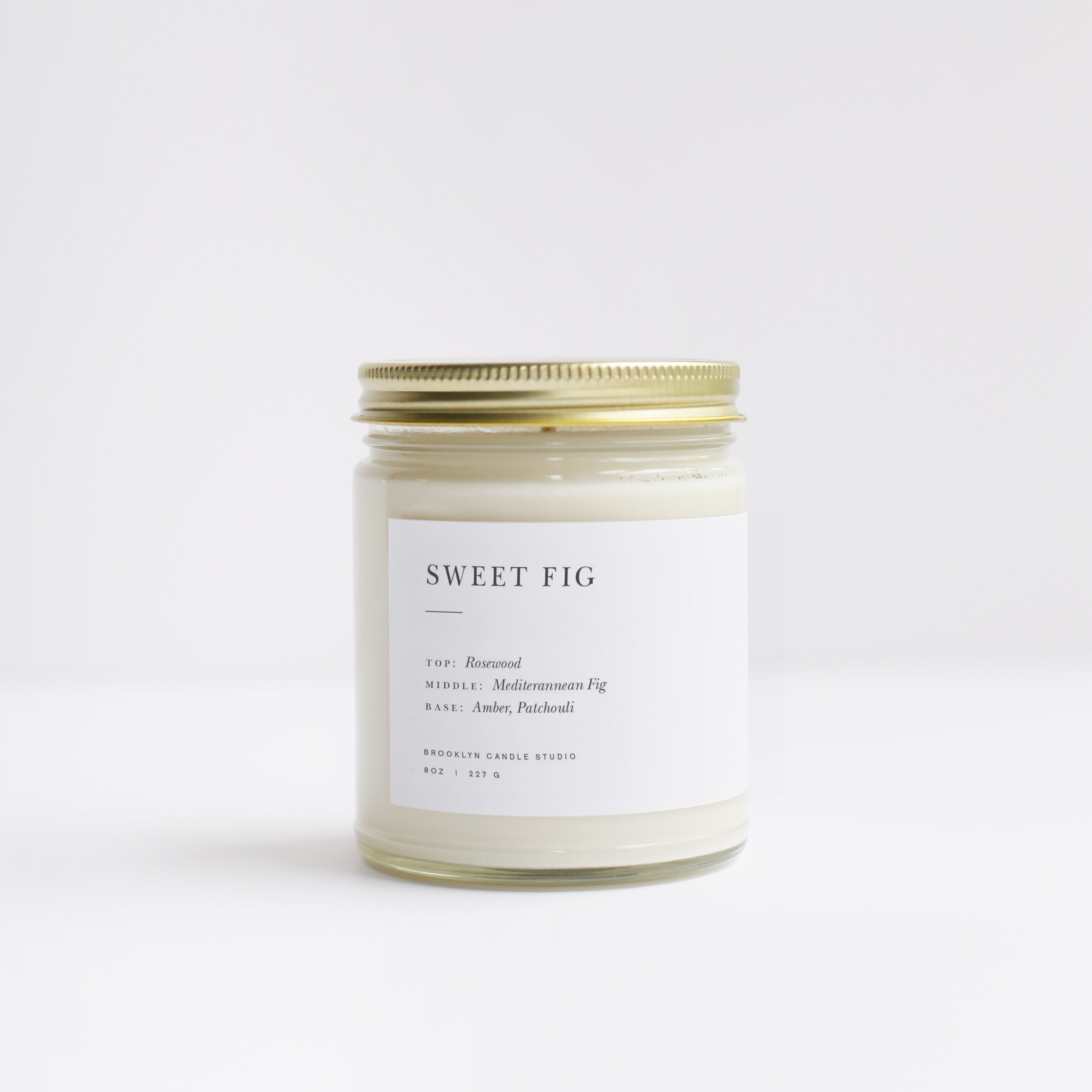 Sweet Fig Minimalist Candle – Brooklyn Candle Studio