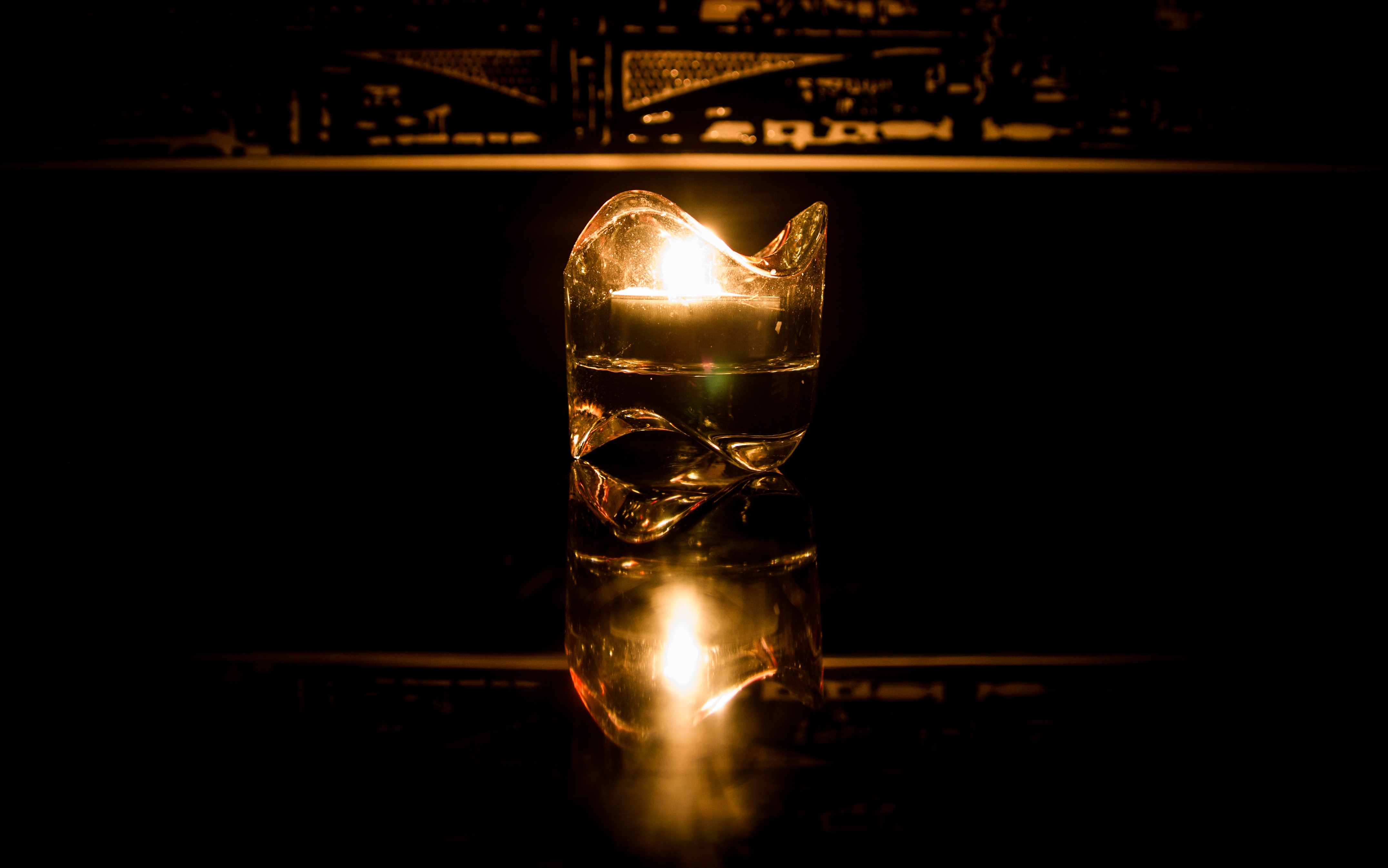 Candle at night, Atmosphere, Black background, Candle, Candles, HQ Photo