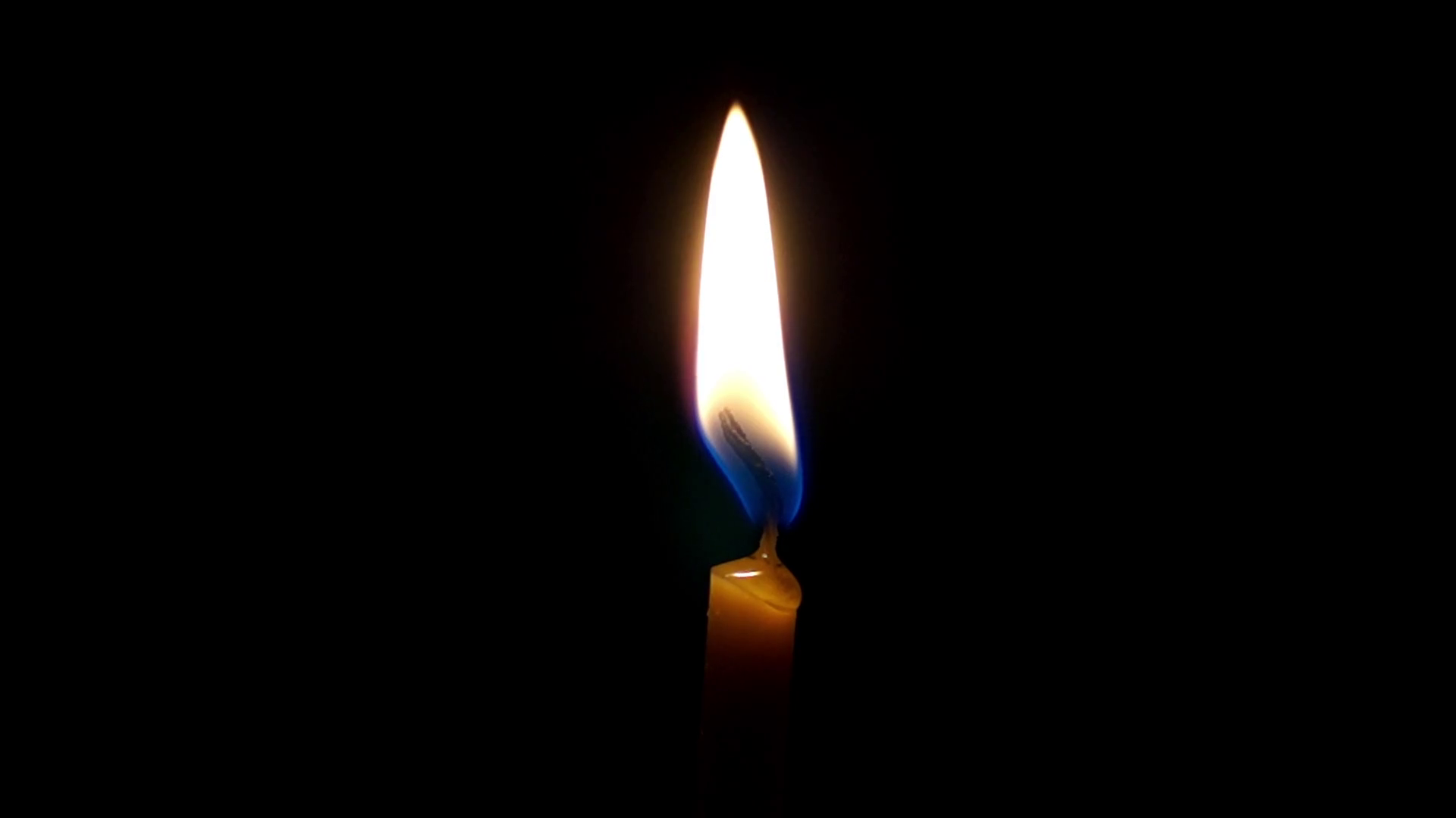 the Candle Flame and Wind Blowing. Stock Video Footage - Videoblocks