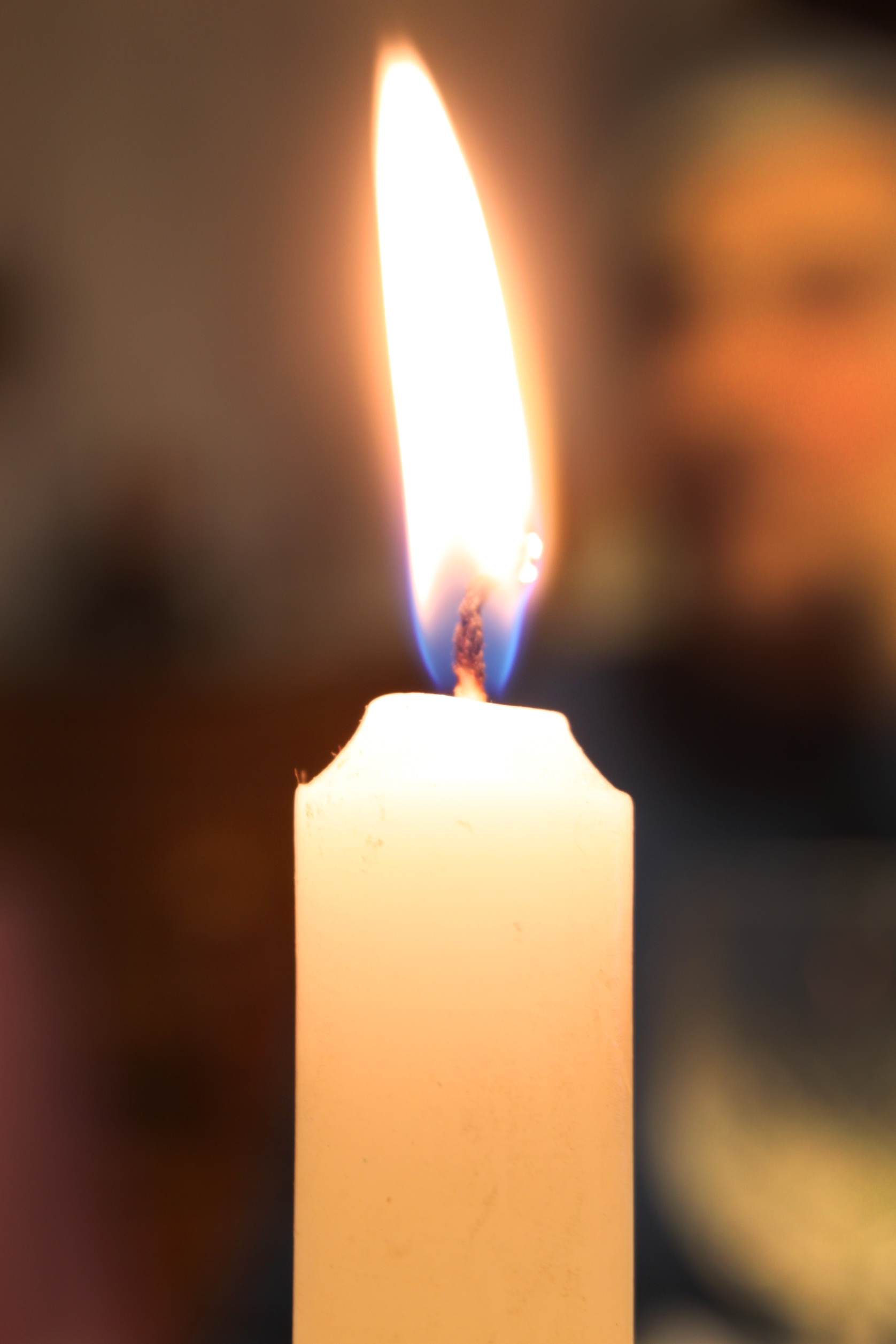 Candle in church photo