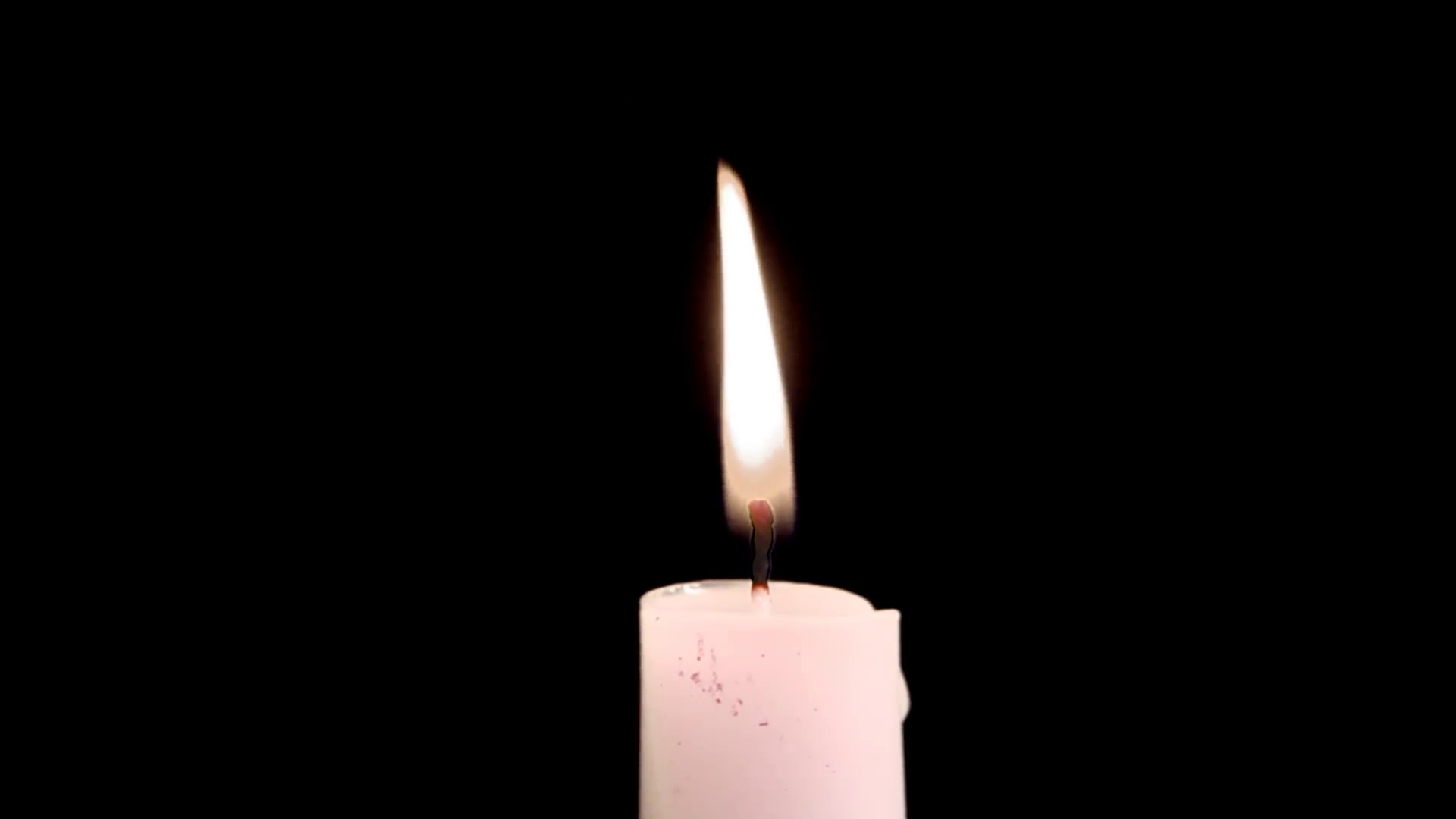 Candle on Fire with Alpha Channel Stock Video Footage - Videoblocks