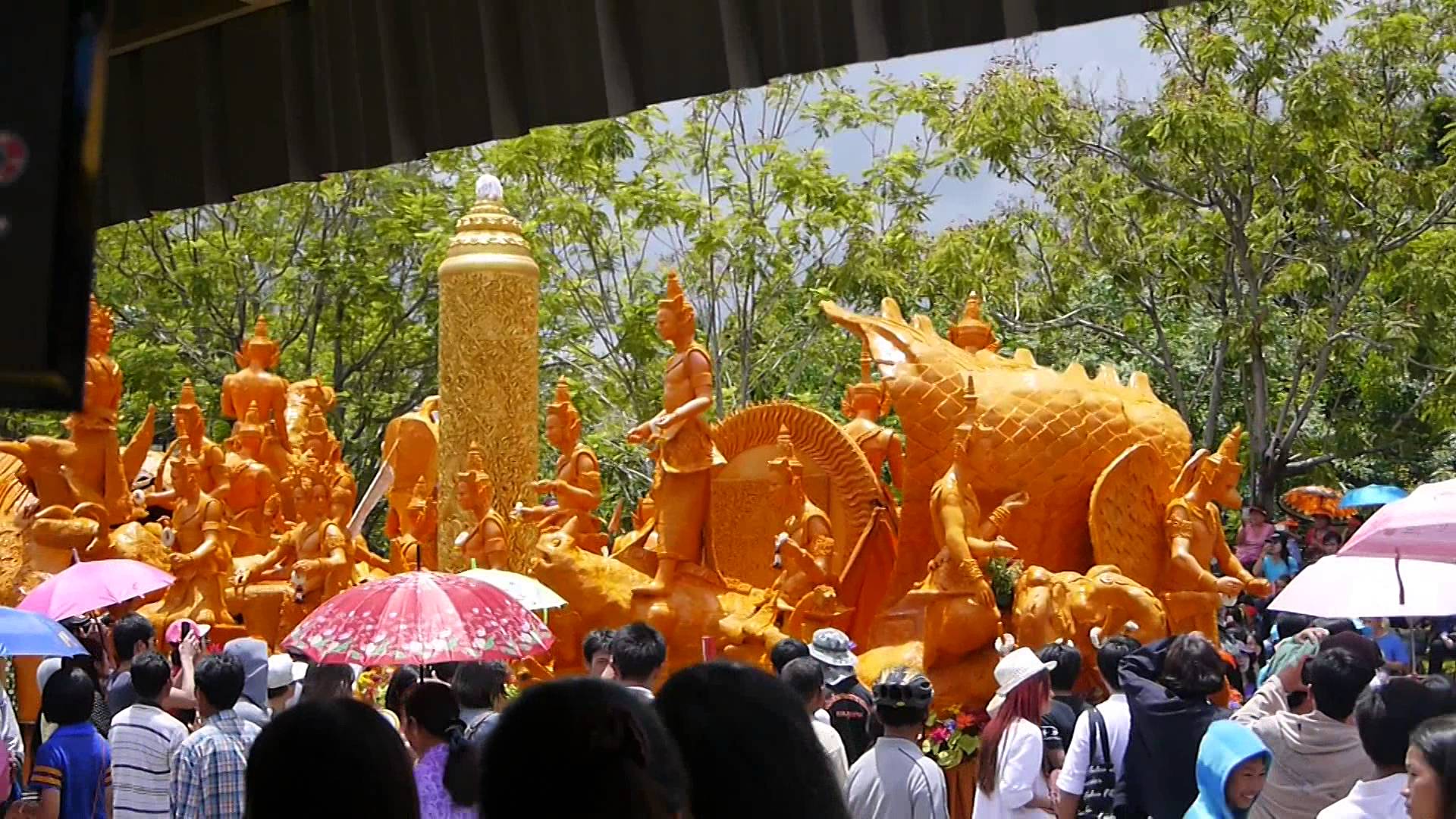 Ubon Ratchathani Candle Festival 2014. Part 5 of 5. - YouTube