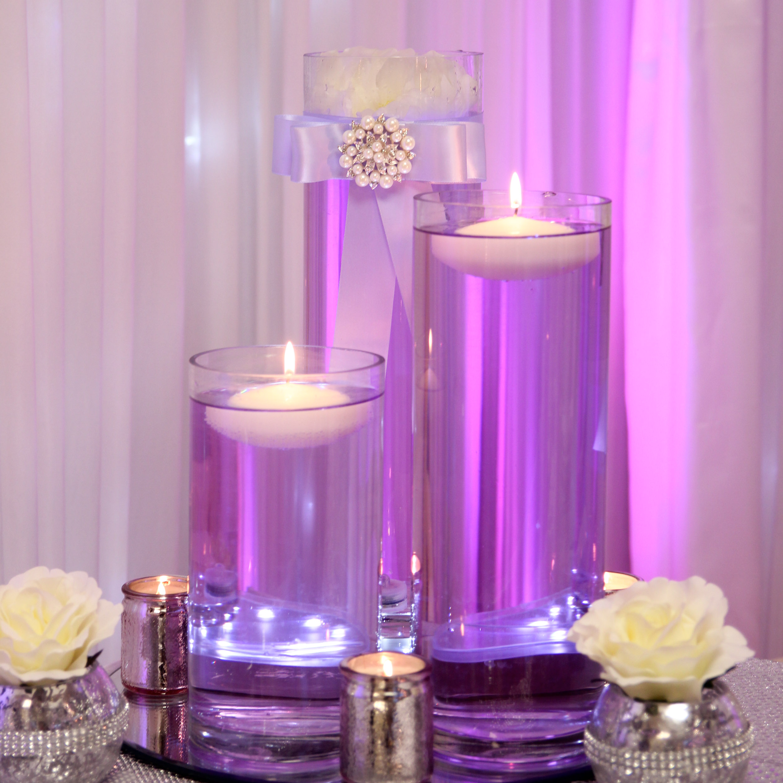 Floating Candles - Beyond Expectations Weddings & Events