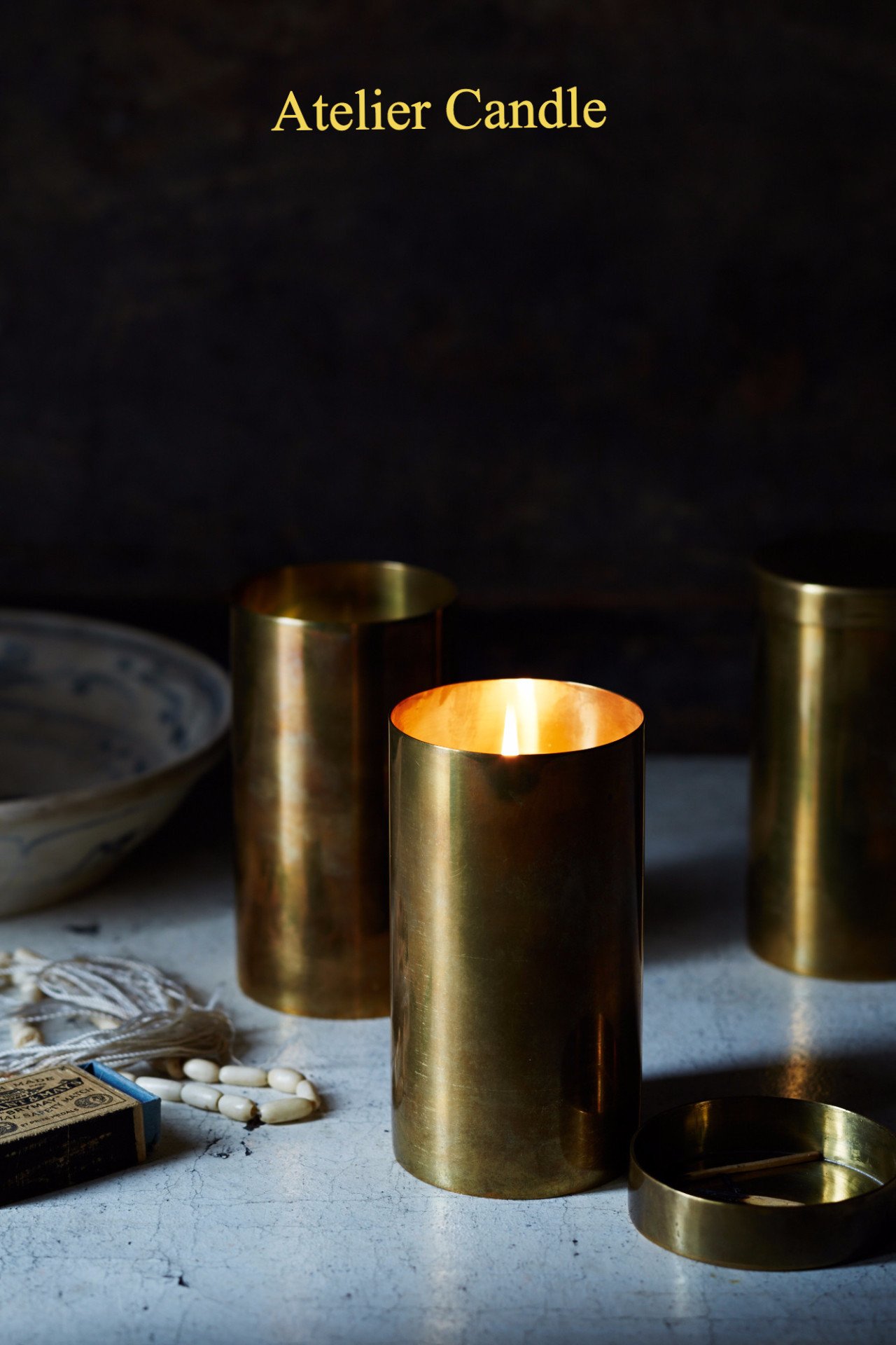 Atelier Candles - Brass | BELLOCQ