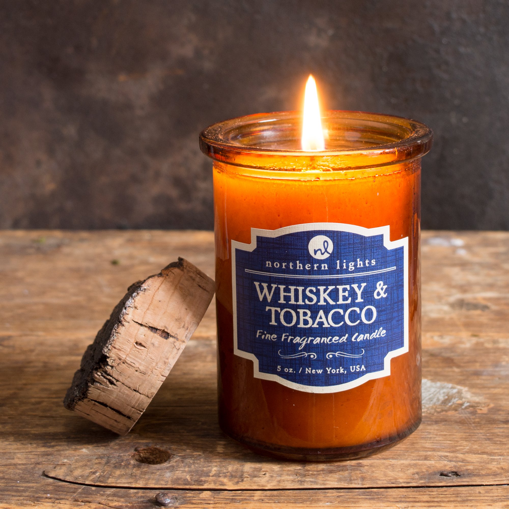 Spirit Jar - Whiskey & Tobacco – Northern Lights Candles