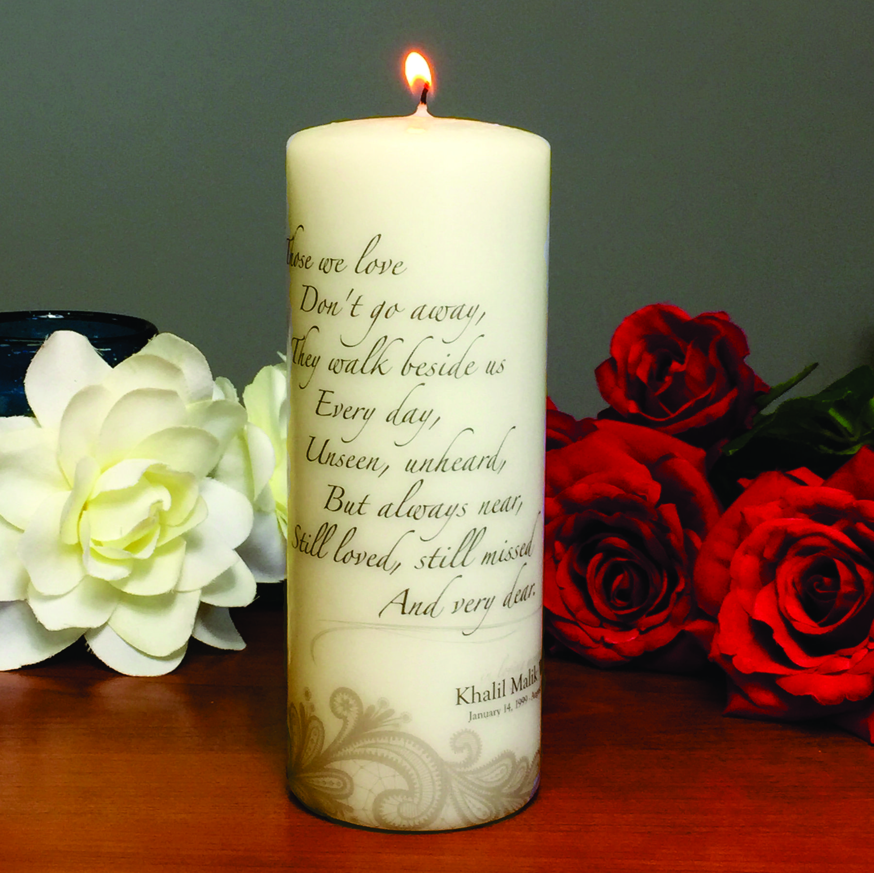 Those We Love Personalized Memorial Candle