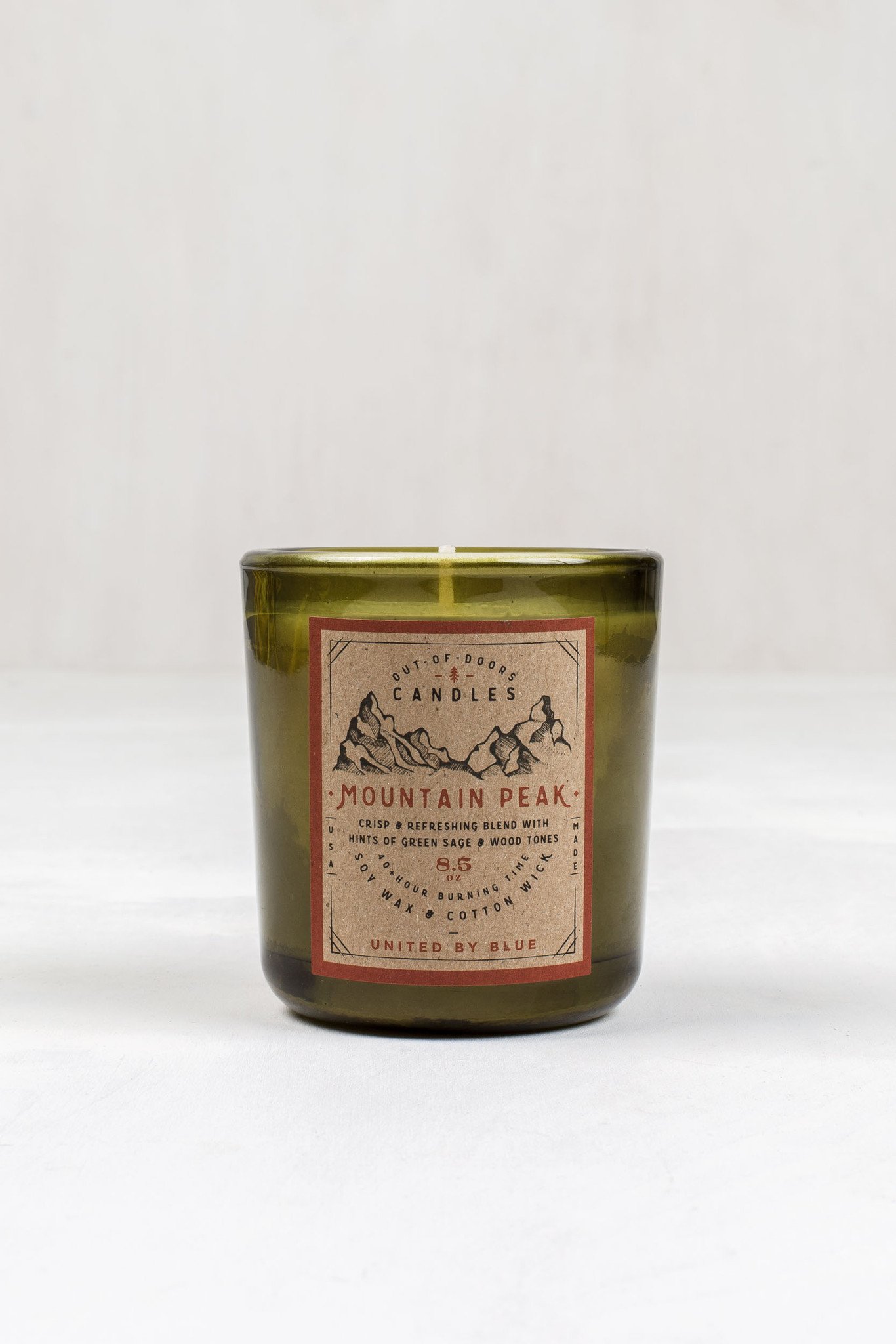 8.5 oz. Mountain Peak Out-of-Doors Candle | United By Blue