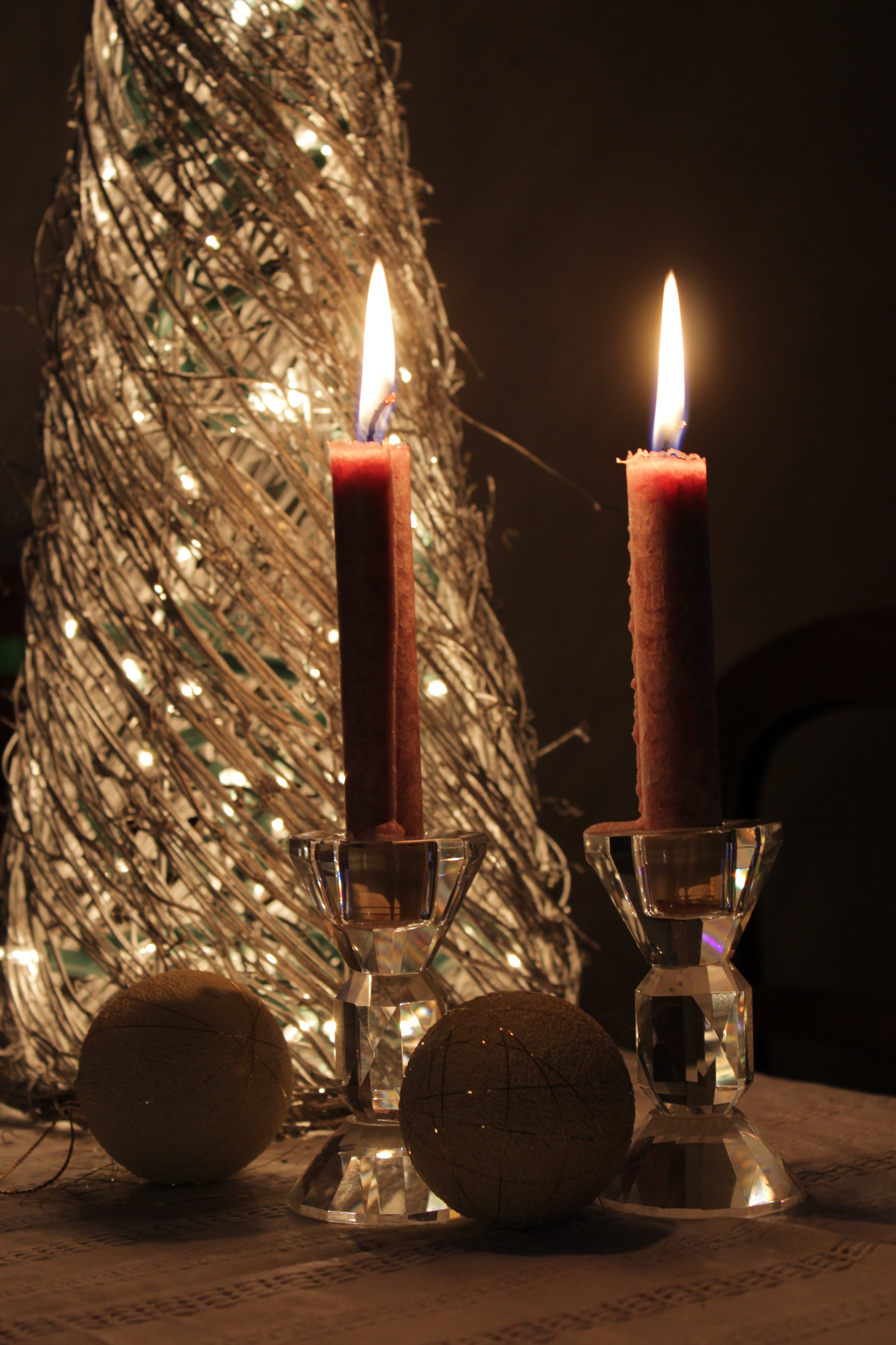 Free Images : winter, night, evening, holiday, candle, lighting ...