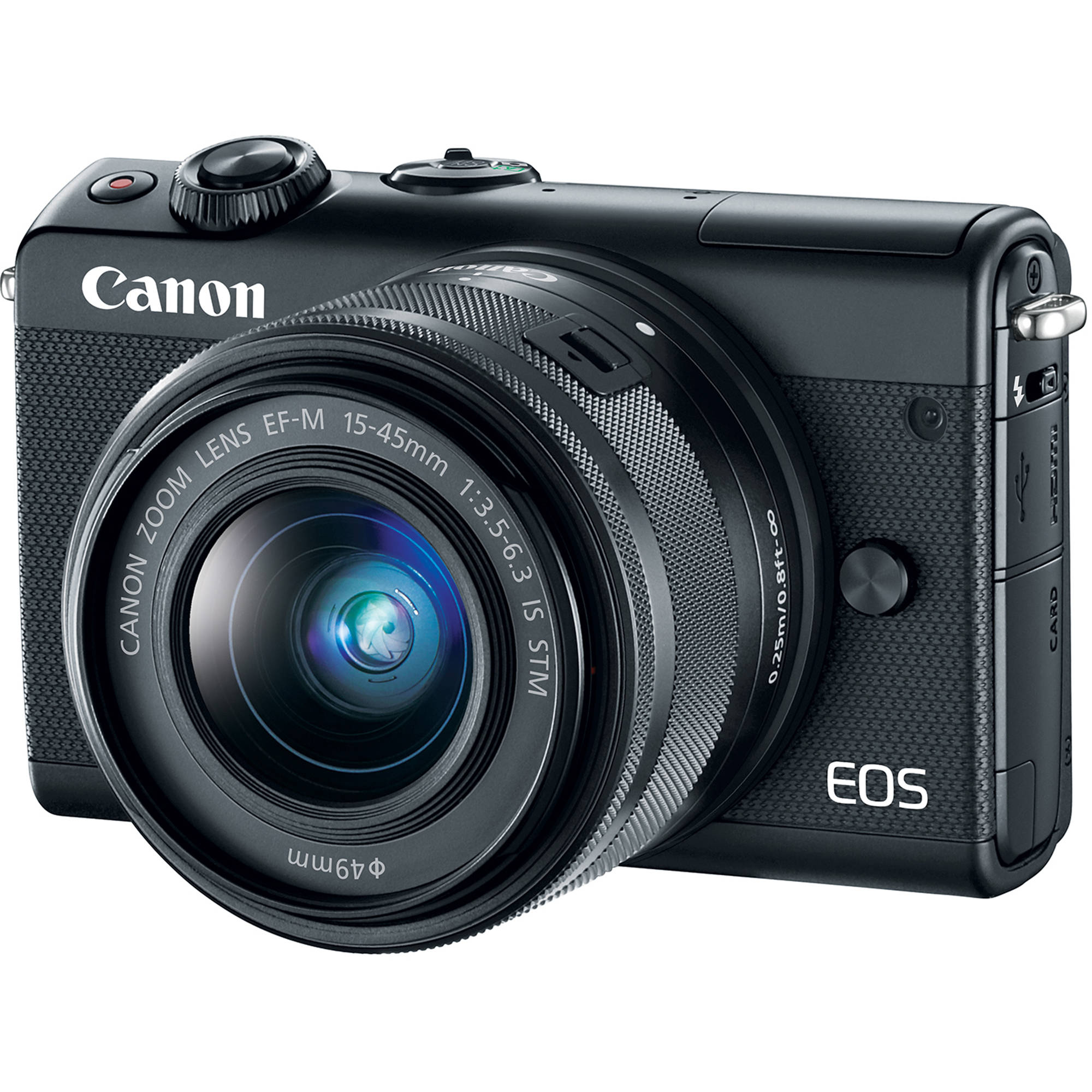 Canon EOS M100 Mirrorless Digital Camera with 15-45mm 2209C011