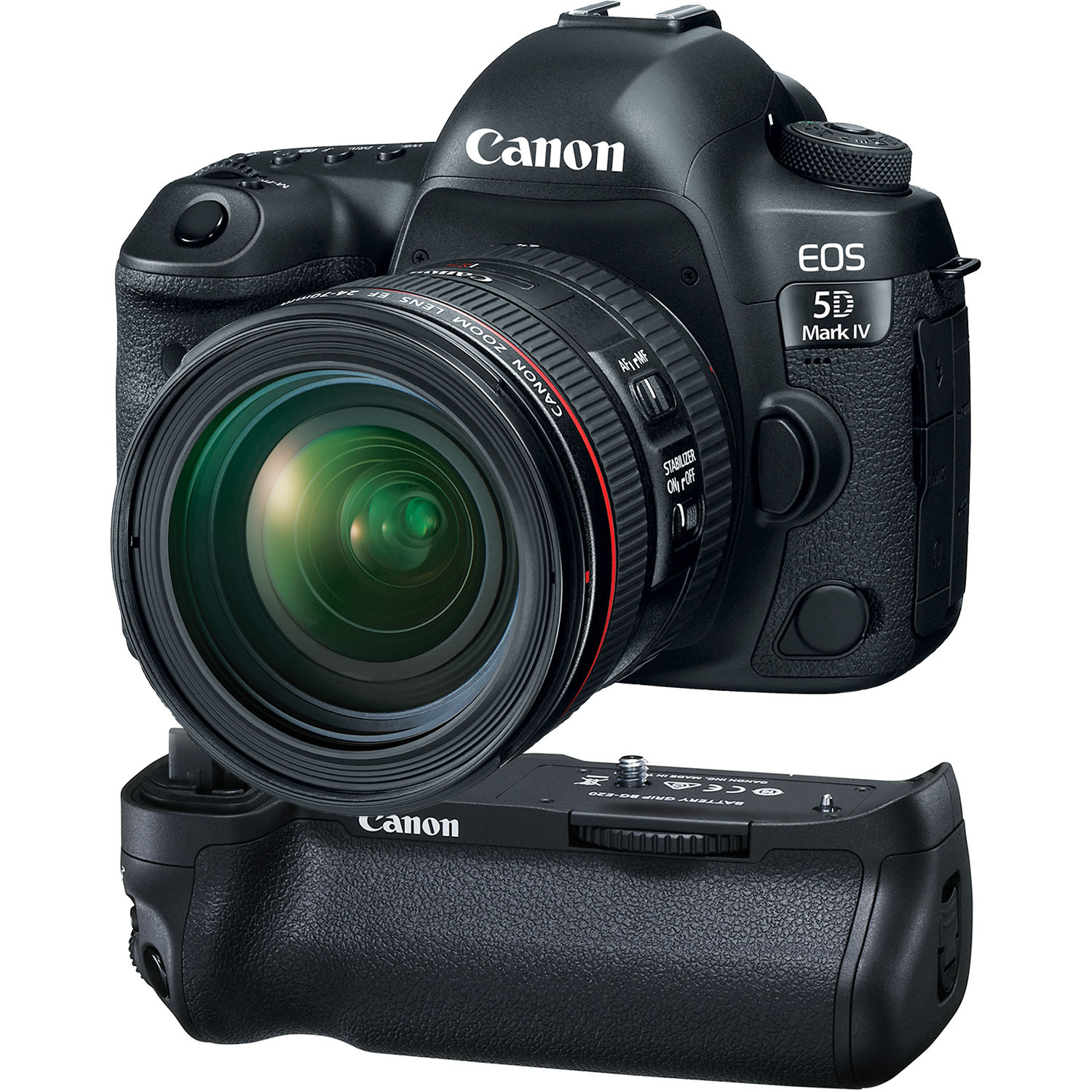Canon EOS 5D Mark IV DSLR Camera with 24-70mm f/4L Lens 1483C018