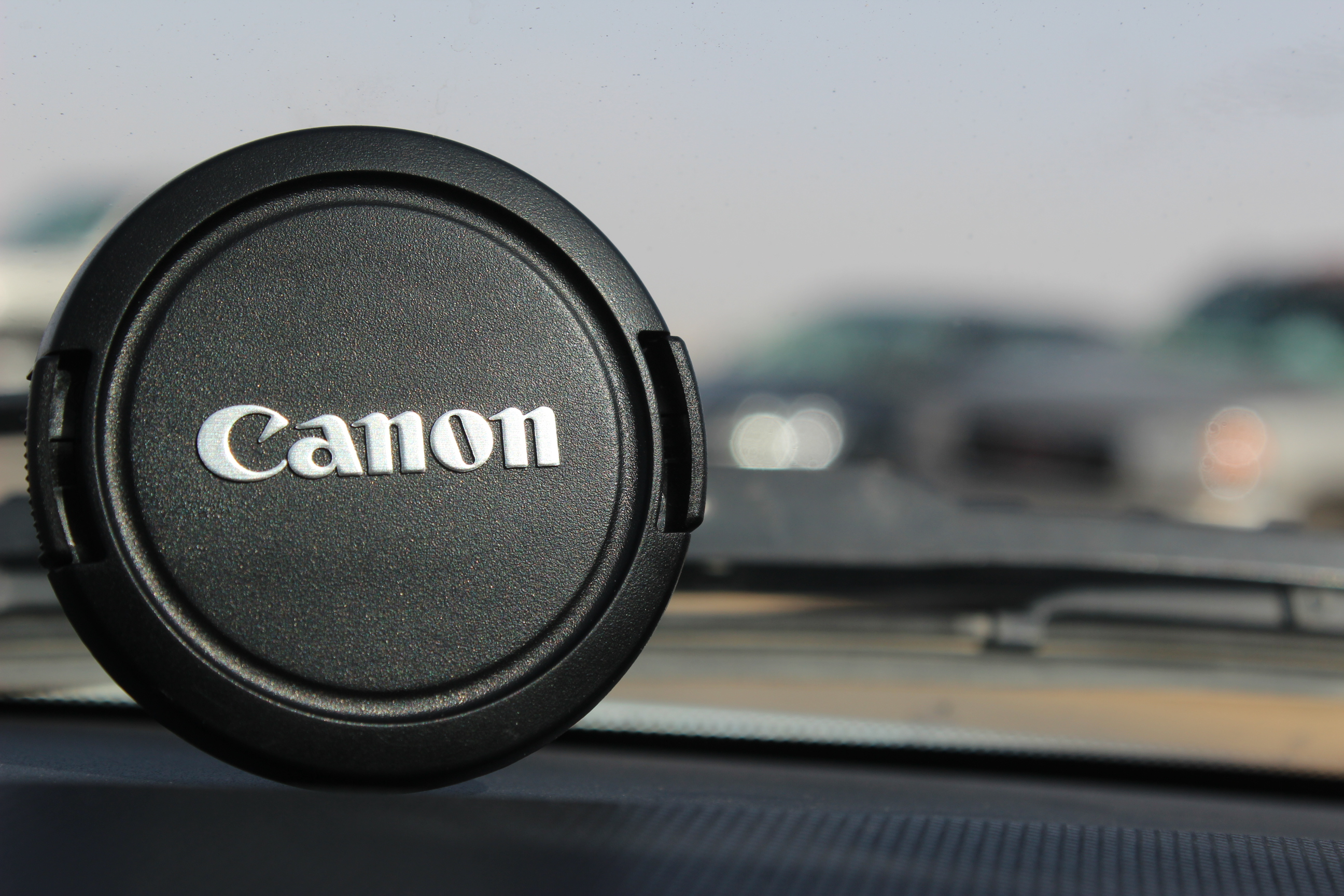 Canon lens cap photo