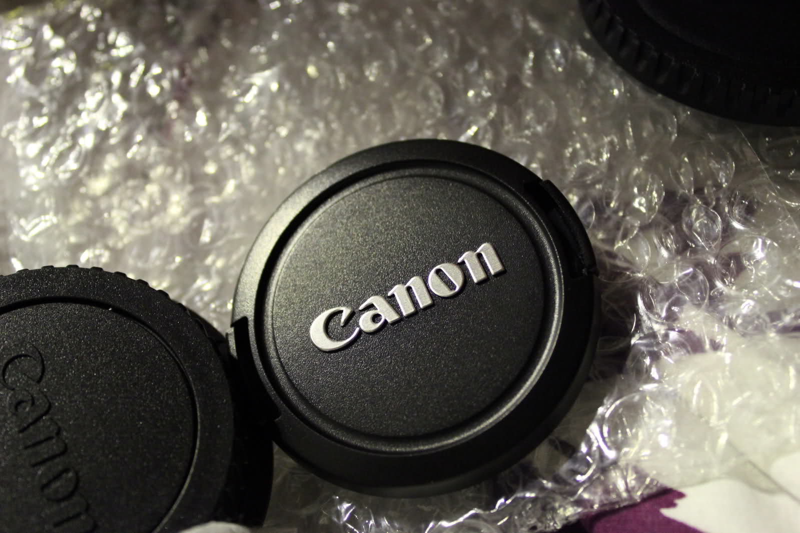Canon lens cap photo
