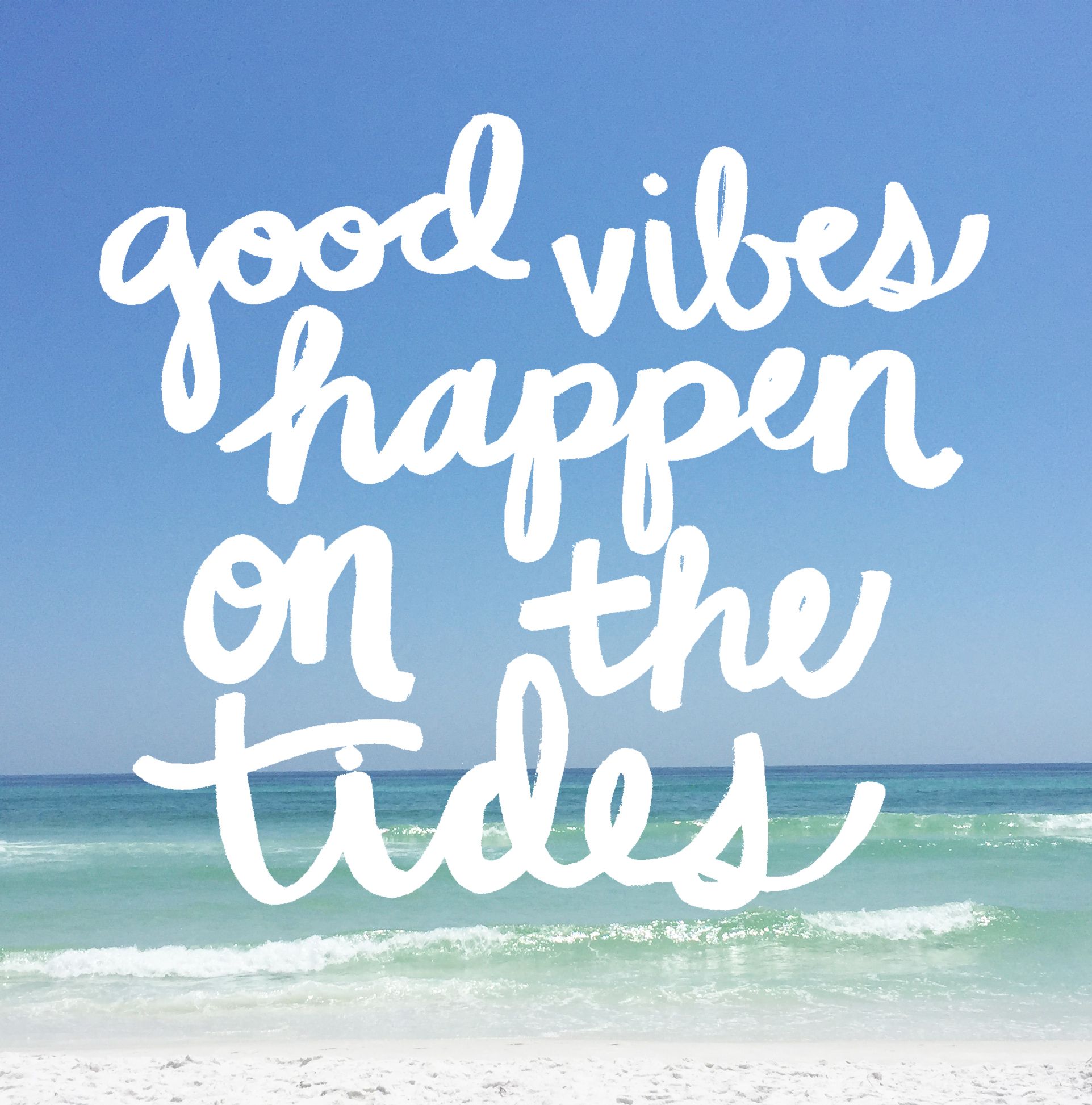 Good vibes happen on the high tides | IG Captions | Pinterest ...