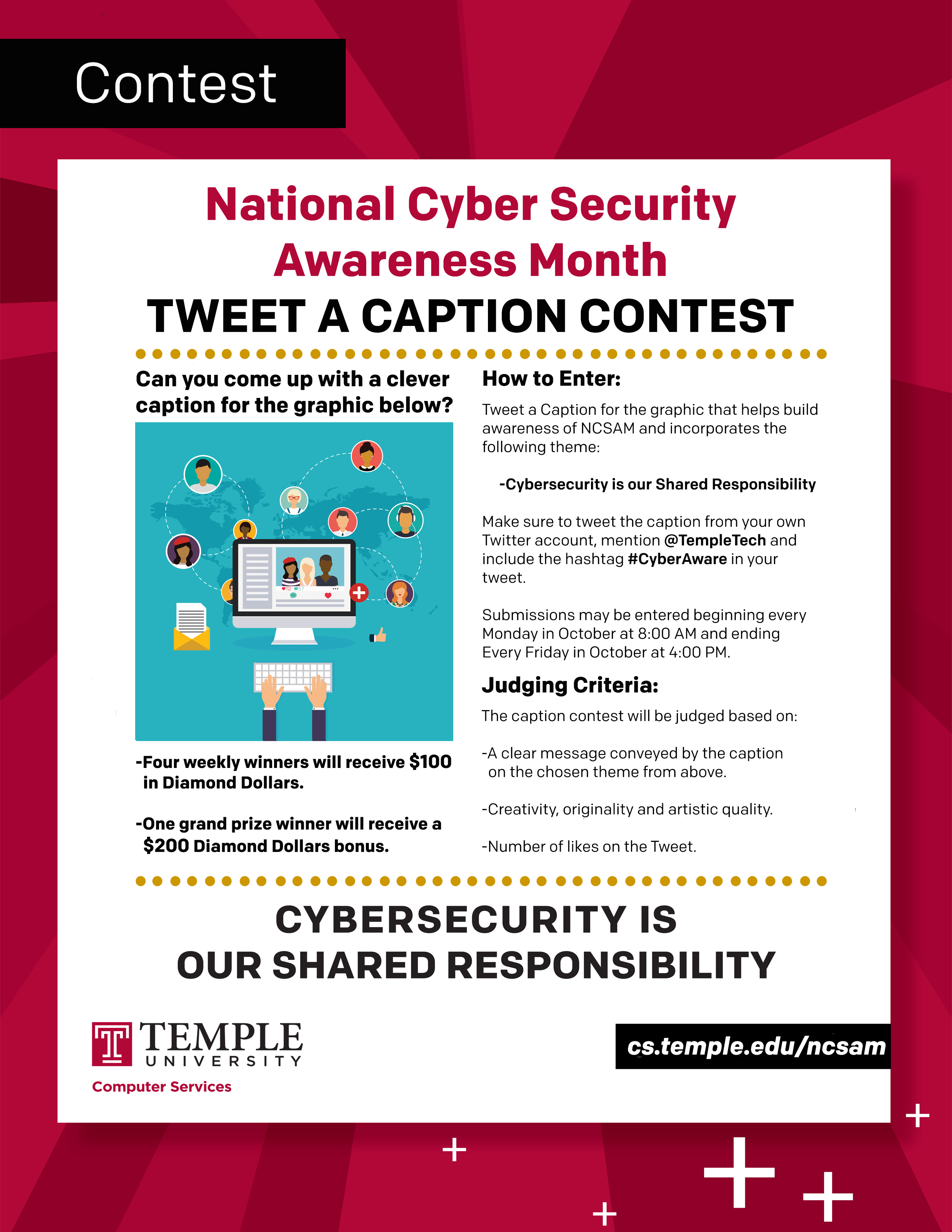 2017 National Cyber Security Awareness Month | Temple ITS