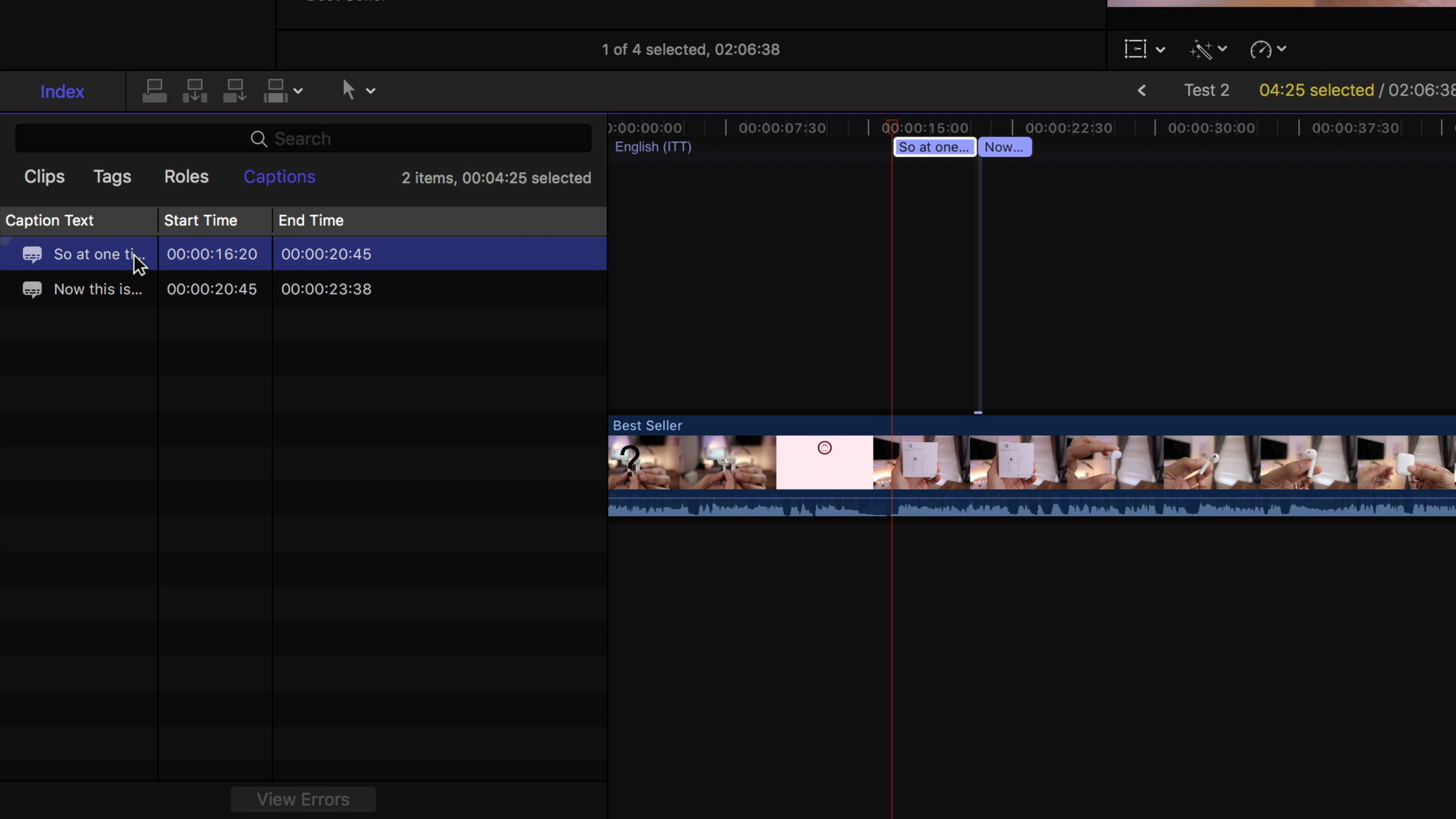 FCP X Tips 002: Closed captions in Final Cut Pro 10.4.1 [Video ...