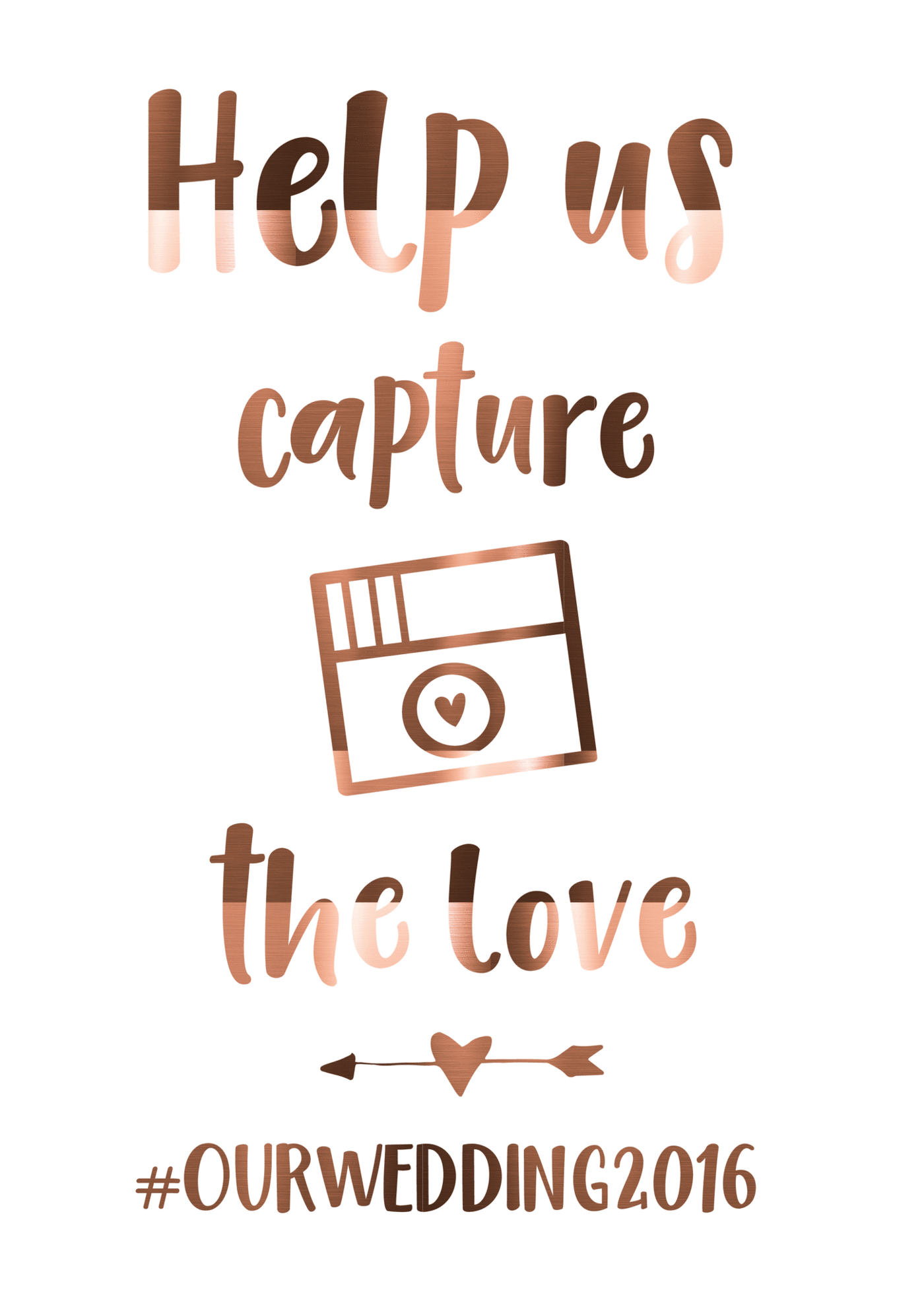 Wedding Sign 'Capture the moment' – Peppa Penny